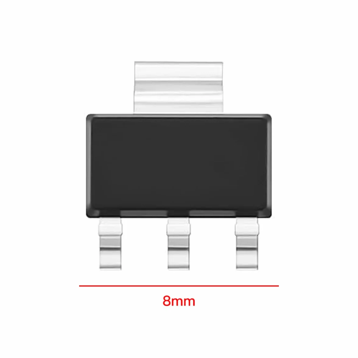 AMS-1117-3.3V 1117 Regolatore lineare a bassa tensione diretta 3.3V 1A 50 pezzi