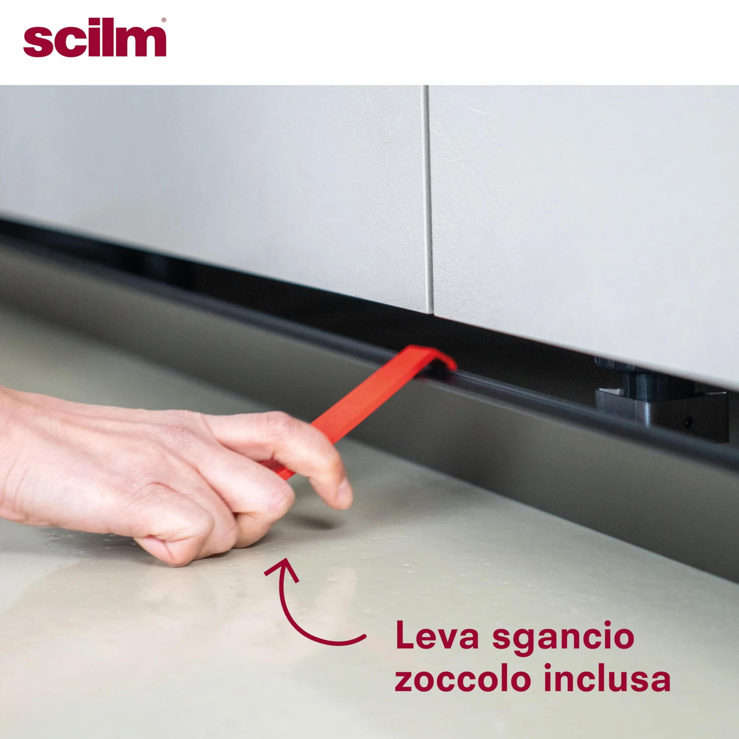 Ganci Magnetici per Zoccolo Cucina 10+8 Kit - Compatibile Piedini 28-30 mm Regolo 49-50 mm con Leva Sgancio