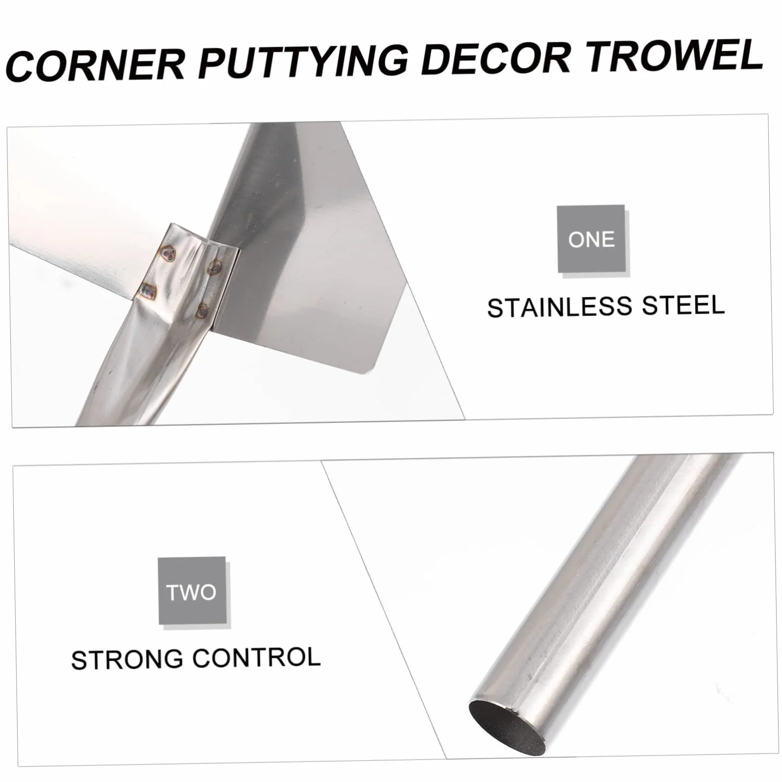 Yardenfun 6 Pezzi Strumenti Acciaio Inossidabile Per Angoli Interni Trowel Stuccatura Muri