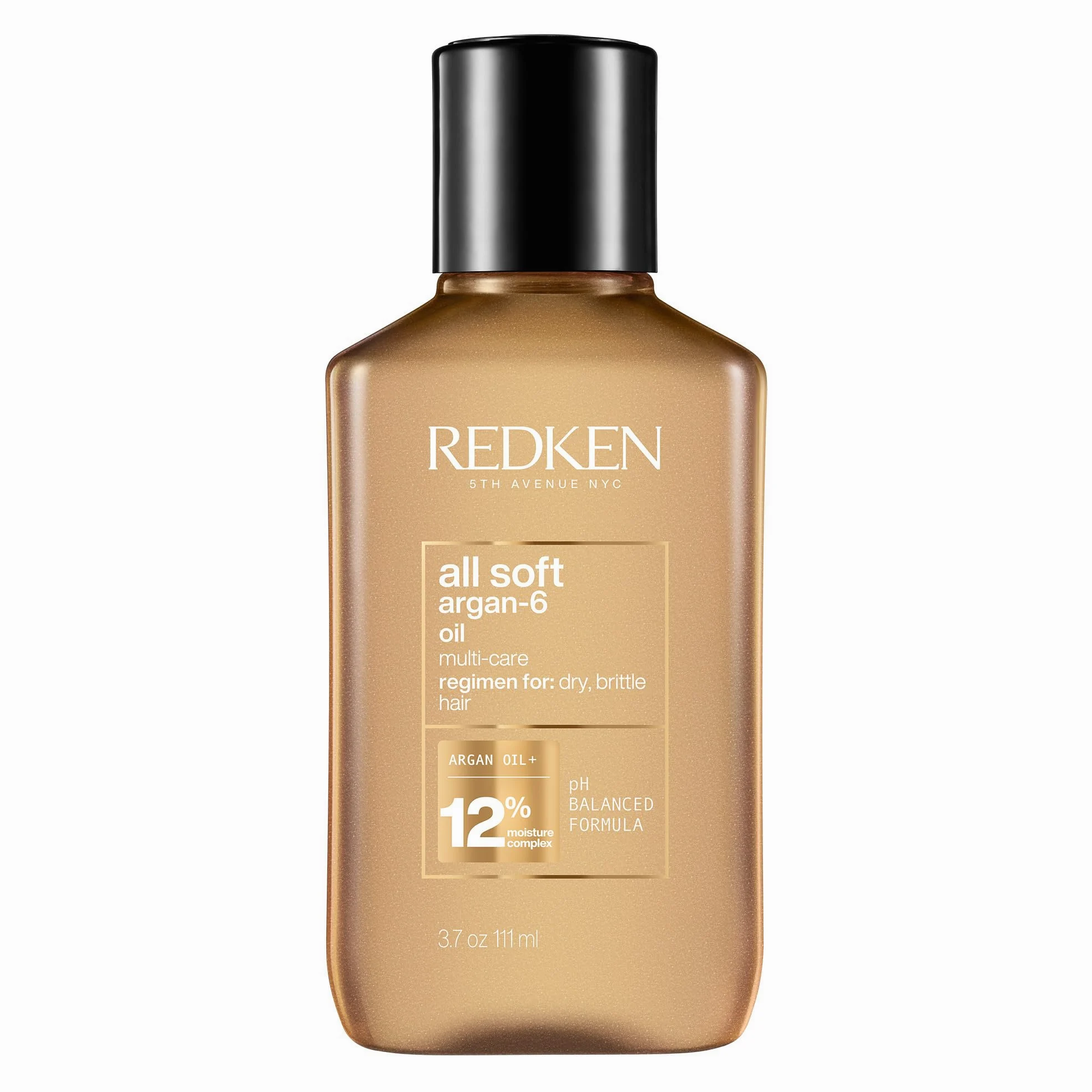 Redken | Olio professionale Argan-6 Oil All Soft, Idratante per capelli secchi e fragili, 111 ml