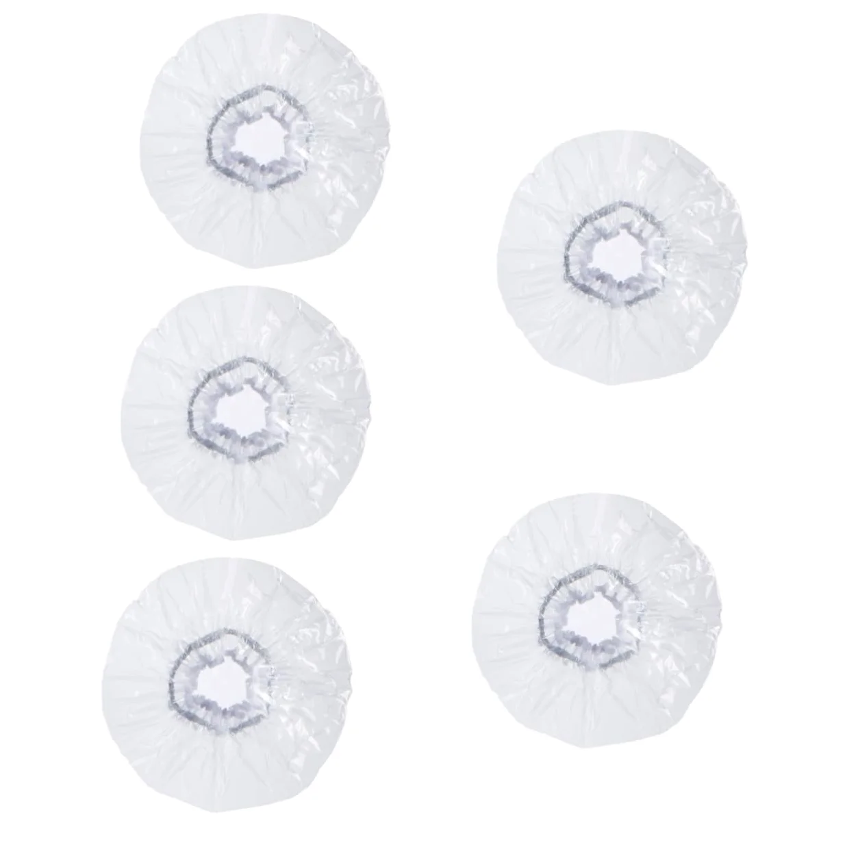 5pezzi Doccia Impermeabili Unisex Per Lunghi Cuffie Regolabili Per Adulti e Multifunctional Per Spa e Della