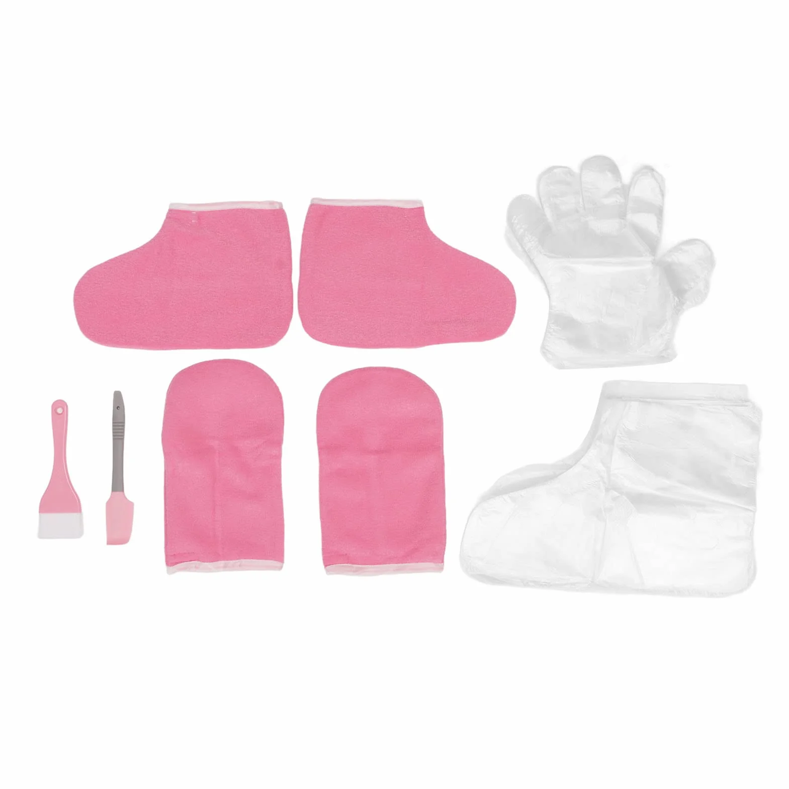 Stivaletti in Spugna per Piedi - Guanti Spessi per Terapia Spa Guanti e Stivaletti in Cera di Paraffina Terapia Termica Trattamento Spa Guanti Abbronzanti Guanti Isolati in Morbido Cotone