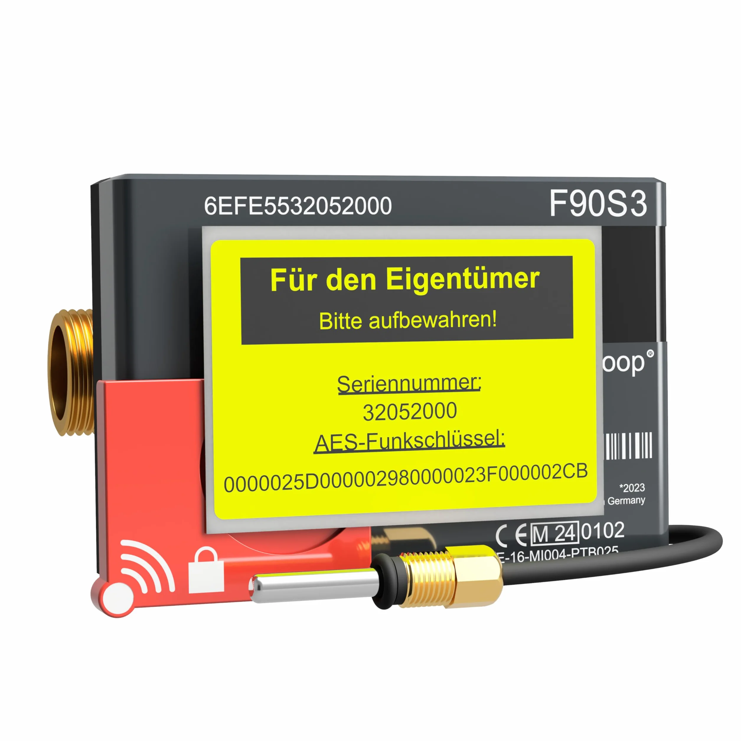 Elster F90S3 Qp0,6 DN15 110 mm contatore di calore radio integrata wireless M-Bus OMS