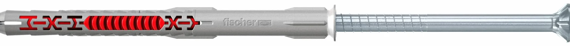 Fischer DuoXpand 10 x 100 T Tasselli Universali con Vite a Testa Svasata Zincata 10 Pezzi