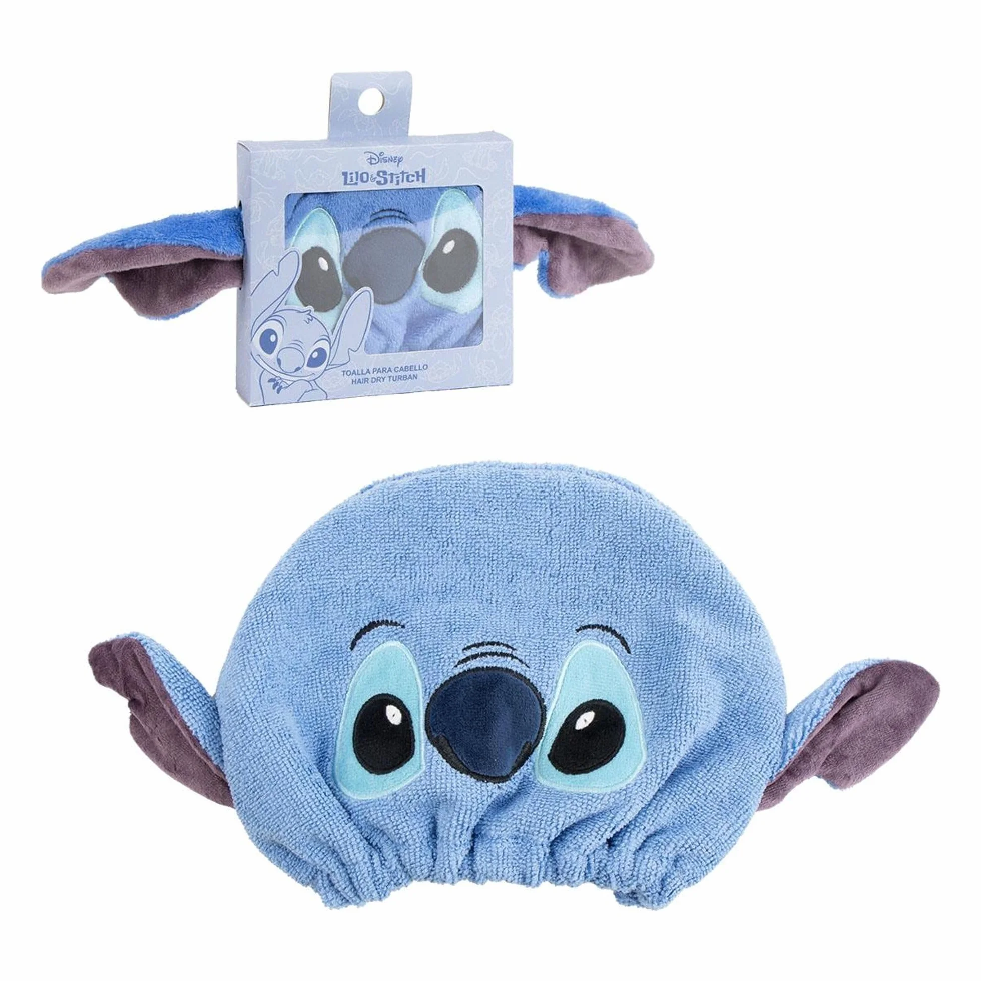 CERDÁ Life'S Little Moments | Asciugamano per capelli Stitch ad asciugatura rapida e morbida | Asciugamano Stitch Deal per donne e ragazze assorbente e antiscivolo
