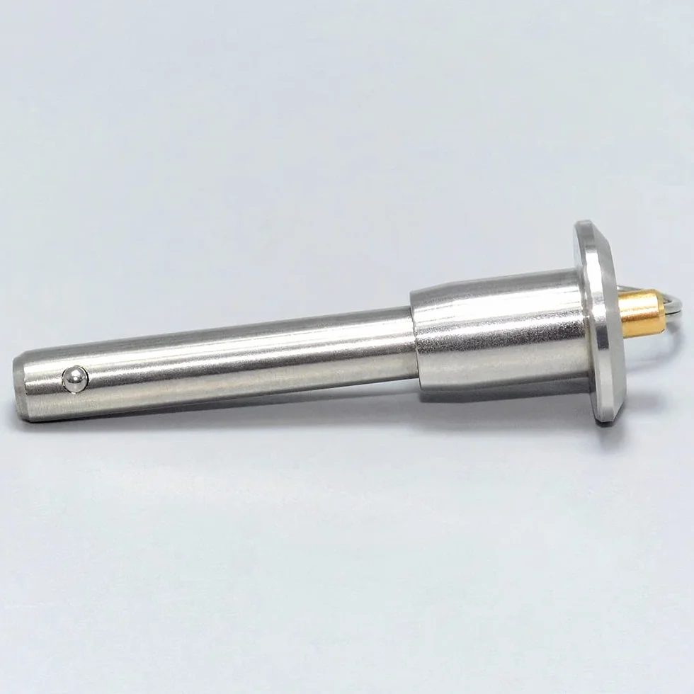 Perni autobloccanti a sfere acciaio inox M 8 mm L 15 mm bloccaggio sicurezza sgancio rapido