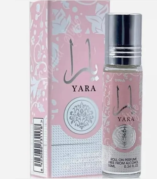 Yara - 1 x 10 ml - Olio profumato per uomo e donna, lunga durata e comfort (Yara 10 ml) - Profumo donna e uomo