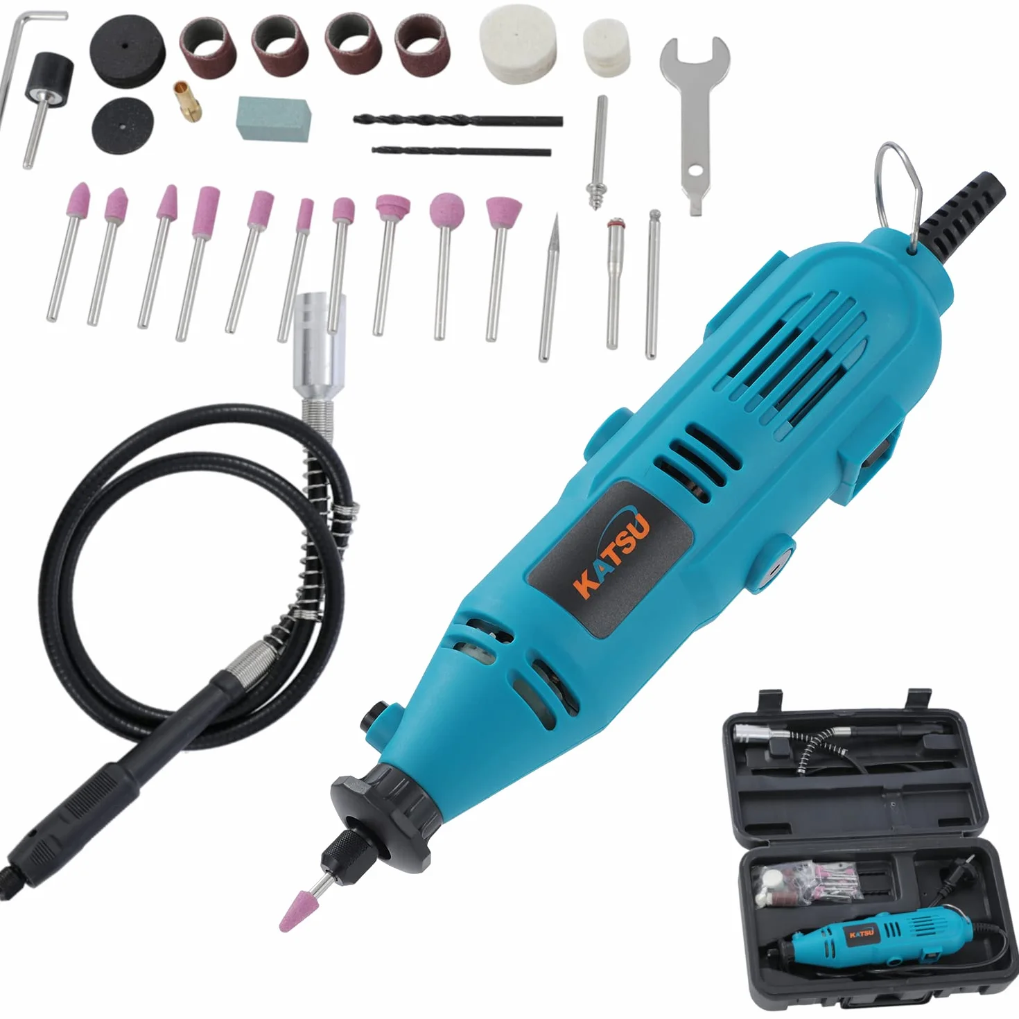 Merry Tools HK 135W Mini Smerigliatrice Elettrica Lucidante con Asta Flessibile
