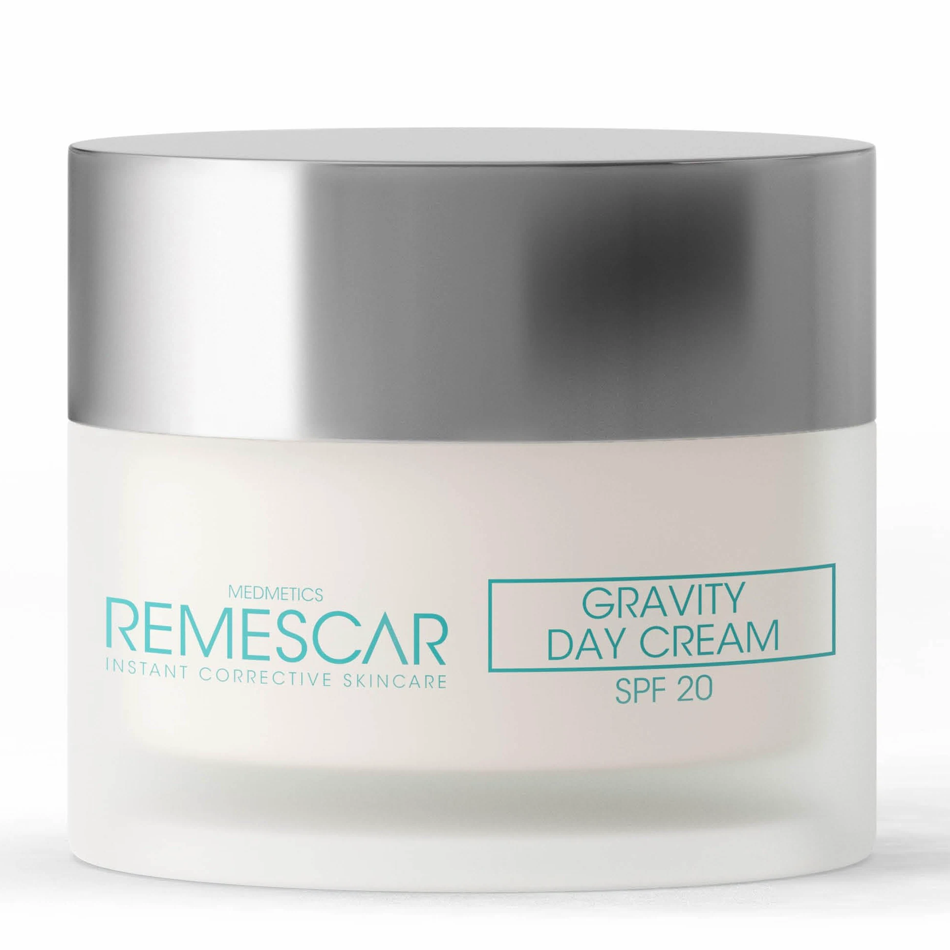 Remescar Crema Giorno Gravity Anti-Età SPF 20, 50ml – Crema Viso Antirughe con Effetto Lifting – Stimola Collagene ed Elastina per Pelle Tonica e Giovane