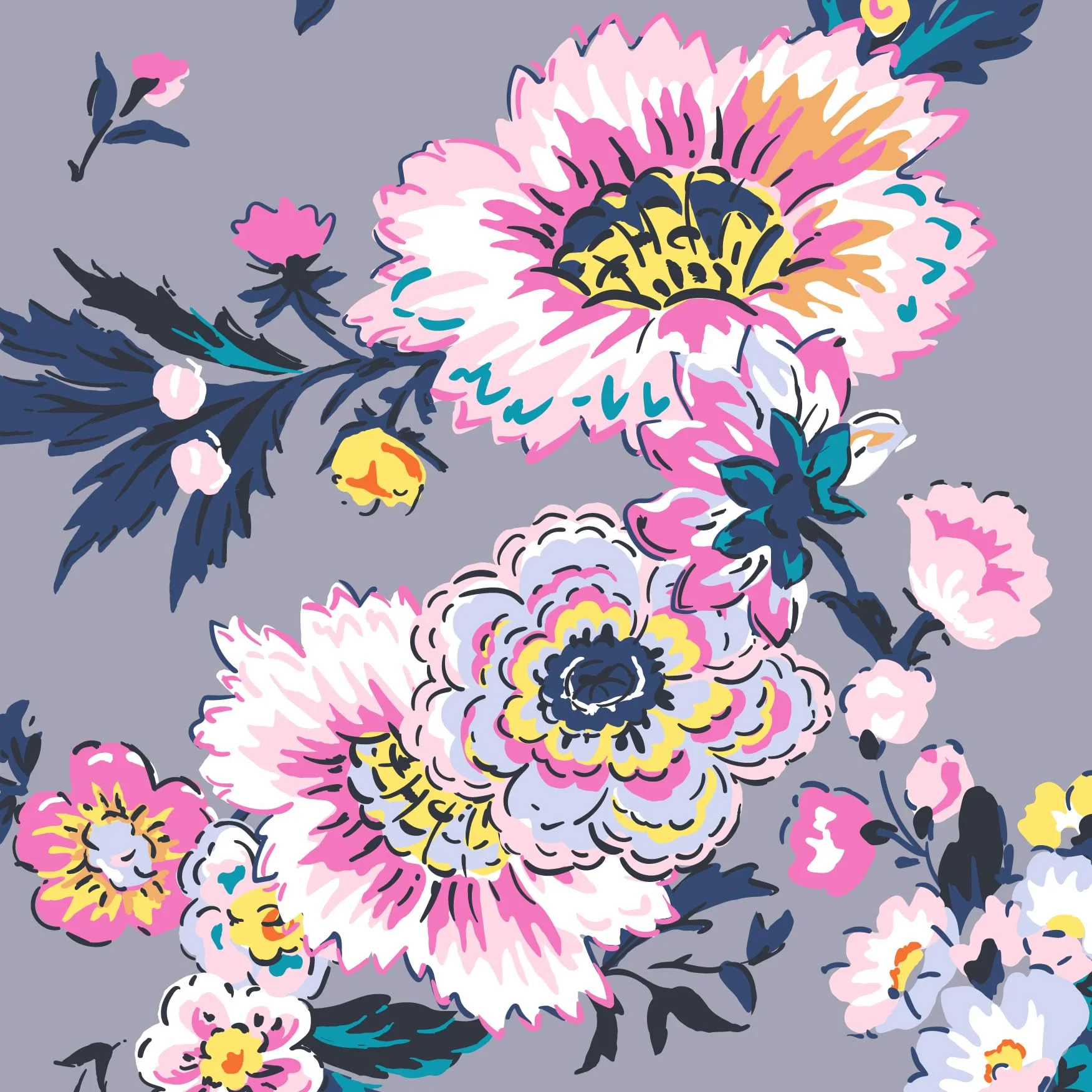 Vera Bradley - Borsa per cosmetici da donna, in twill