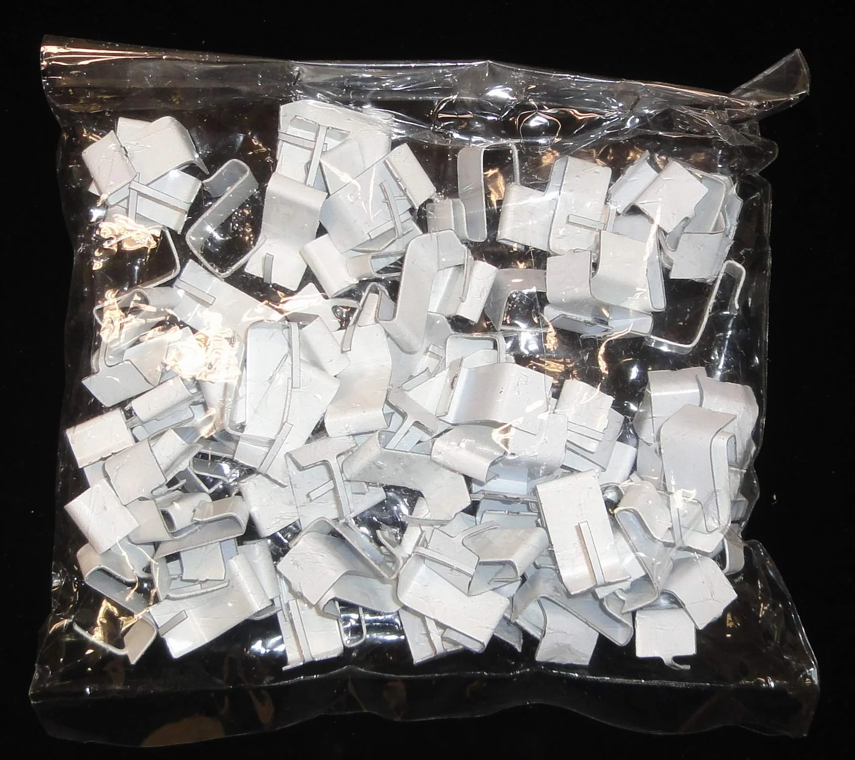 Supporti a molla per serramenti in alluminio Bianco 100 sztuk