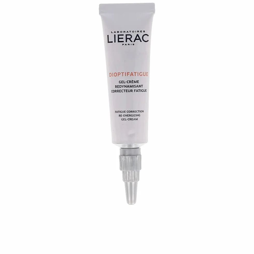 Lierac Dioptifatigue Gel Crema Contorno Occhi Anti Fatica con Peptidi Anti Luce Blu, per Tutti i Tipi di pelle, Formato da 15 ml