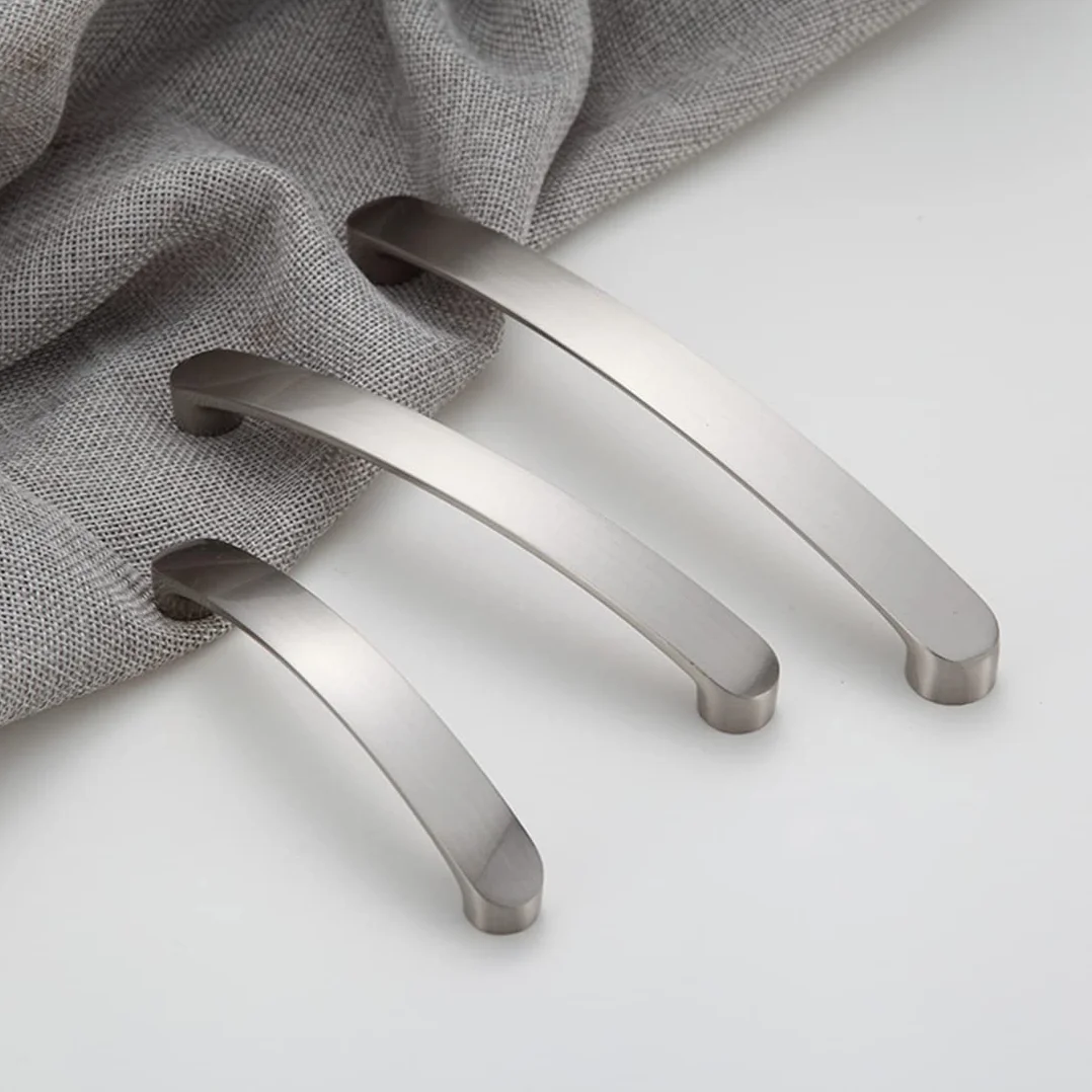 Maniglie per Mobili da Cucina 160mm Acciaio Inox Nichel Satinato 10 Pezzi