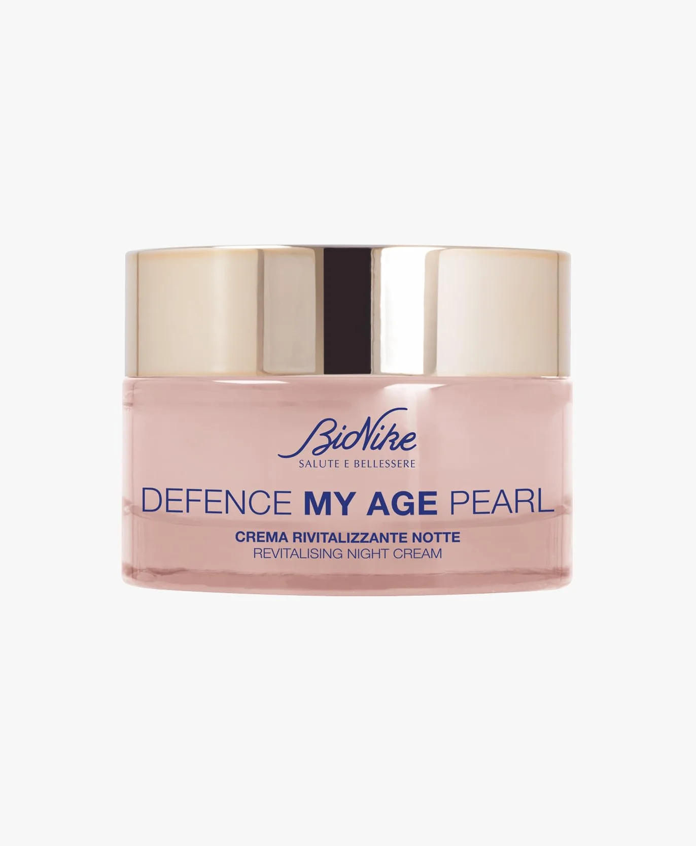 Bionike Defence My Age Pearl - Crema Viso Antiage con Acido Ialuronico, Contrasta le Prime Rughe e Segni dell'Età, Illumina e Idrata la Pelle, Leviga e Rivitalizza il Viso, 50 ml