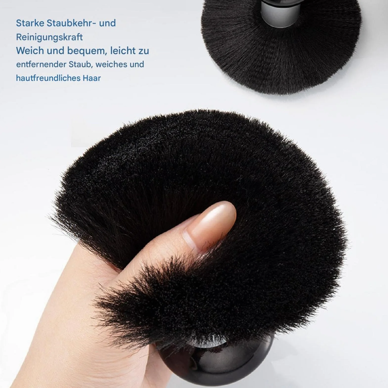 Spazzola Professionale per Parrucchiere e Collo - 4,7x10,5 cm Pulizia Capelli Rotti