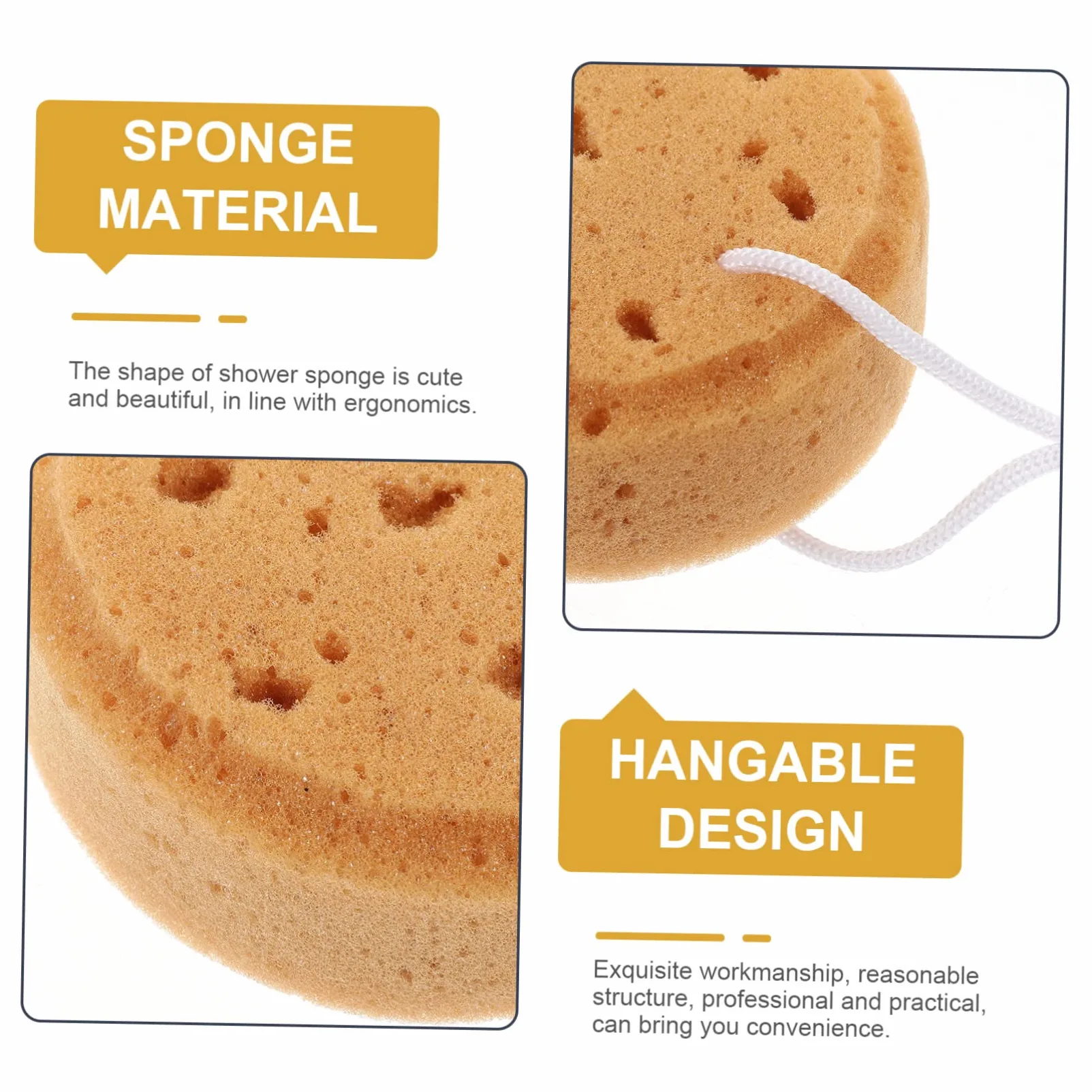 POPETPOP 20pezzi Spugna Da Bagno Esfoliante Loofah Spugna Rotonda Per Perfetta Per Pulizia Profonda e Delicata Della