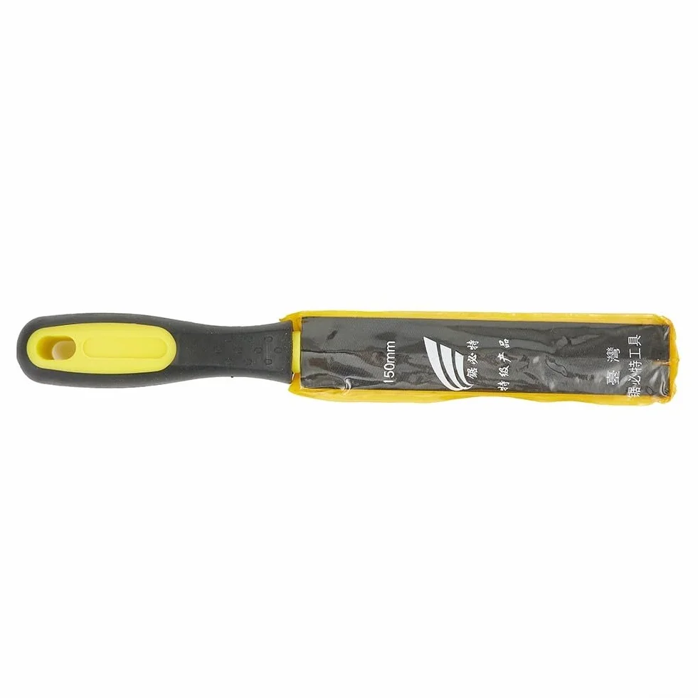 Lima per sega da potatura giardinaggio carpenteria, acciaio T12, manico TPR, 15,2 cm