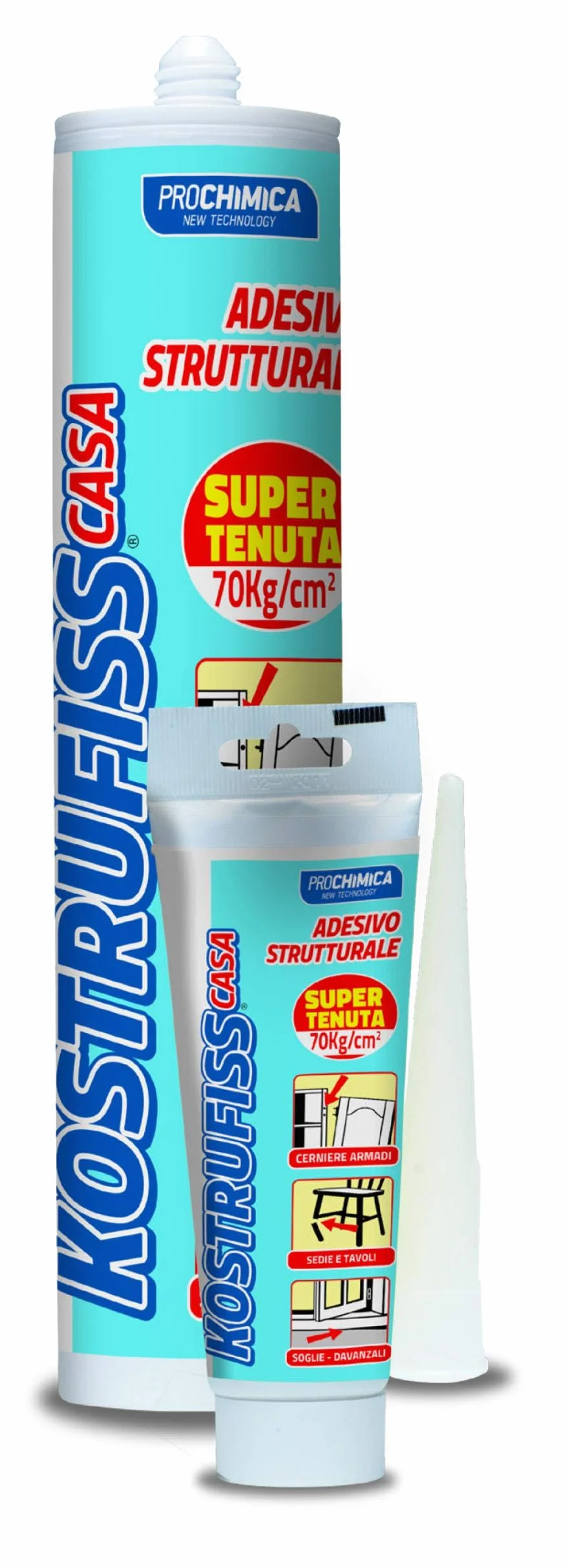 Adesivo Strutturale per Legno, Resina Epossidica, Alta Viscosità, 280 ml