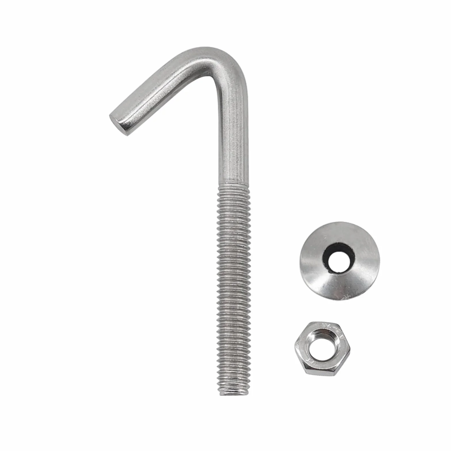 Ancoraggi per tetti M6x50mm acciaio inossidabile 304 ganci a J dado esagonale