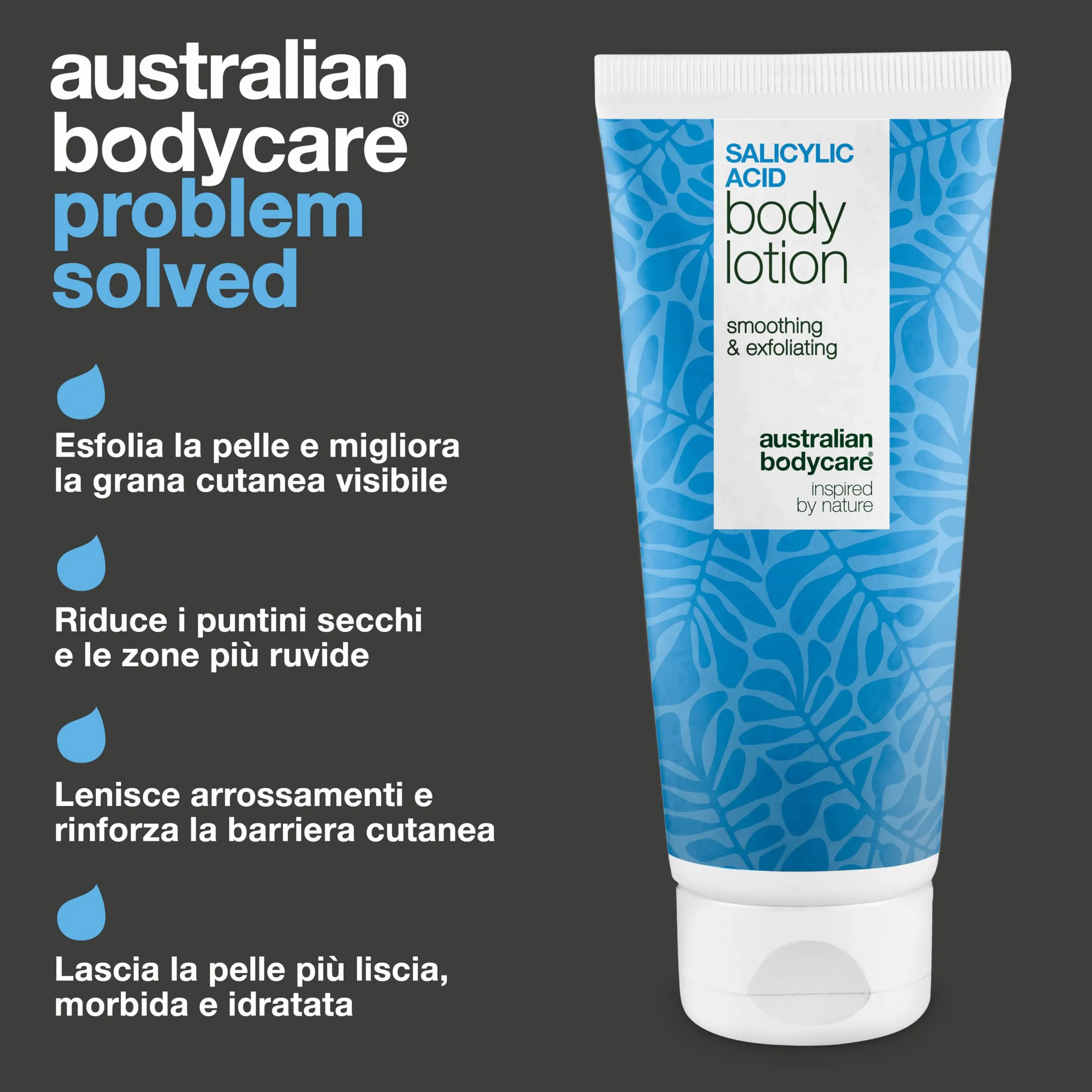 Lozione corpo per Keratosis Pilaris – elimina pelle a buccia d’arancia e ruvidità – con acido salicilico, niacinamide e zinco PCA