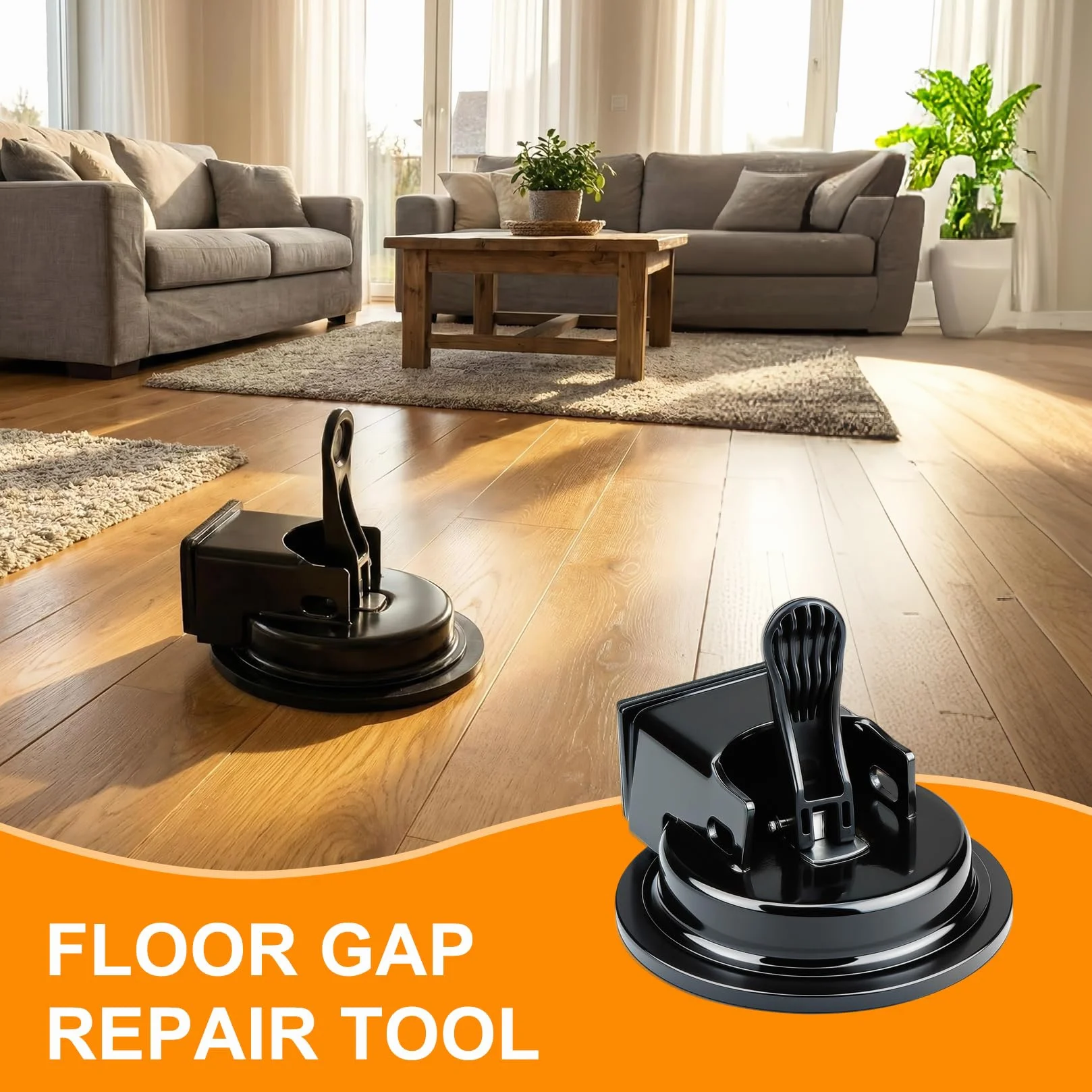 Aspirapolvere per Laminato con Ventosa, Ripara Giunti Piastrelle in Legno, Utensile per Vinile e Pavimenti