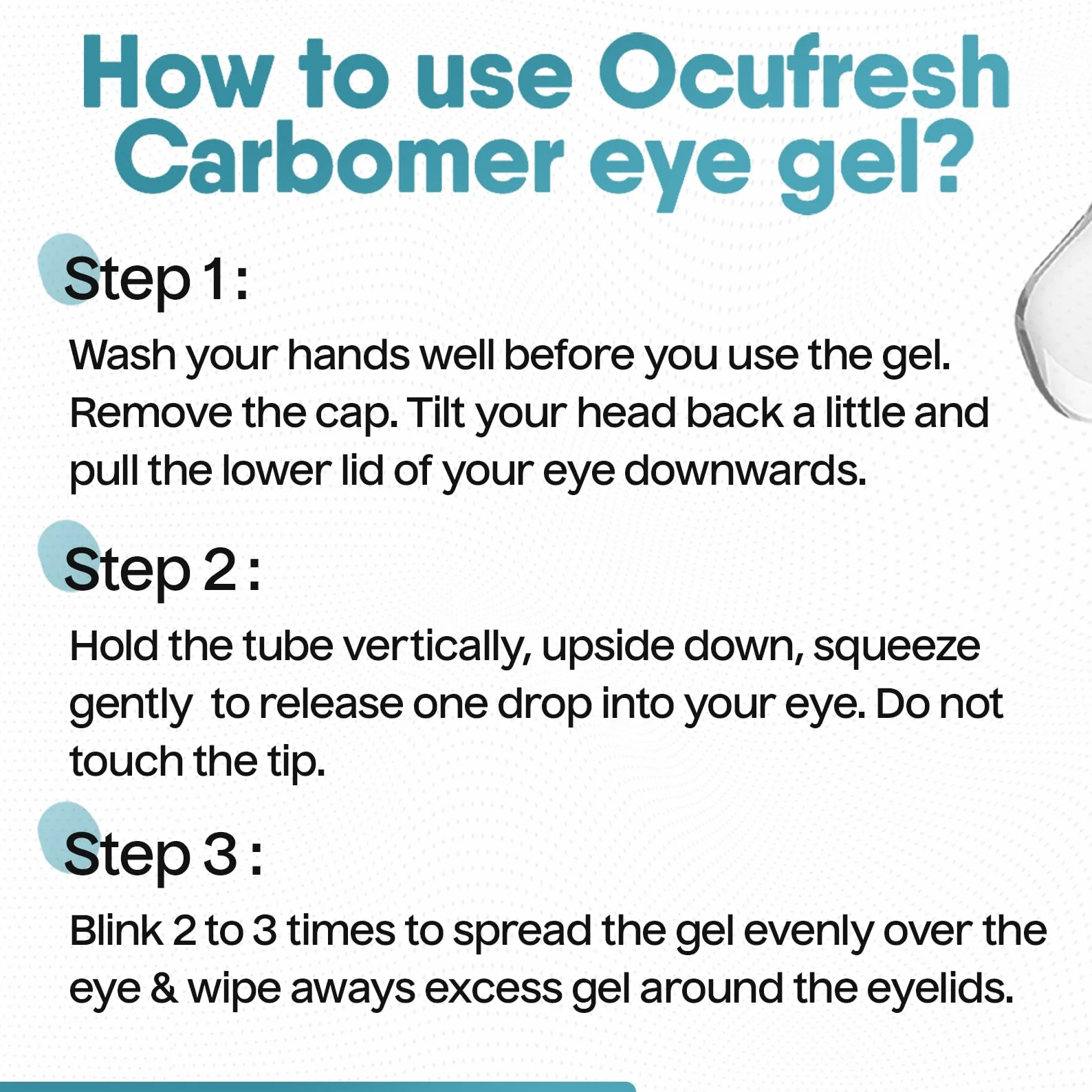 OCUFRESH CARBOMER 0,2% Gel Lubrificante per gli Occhi | Gocce di Gel per Occhi Stanco e Secchi | Sollievo Notturno - 10 ml