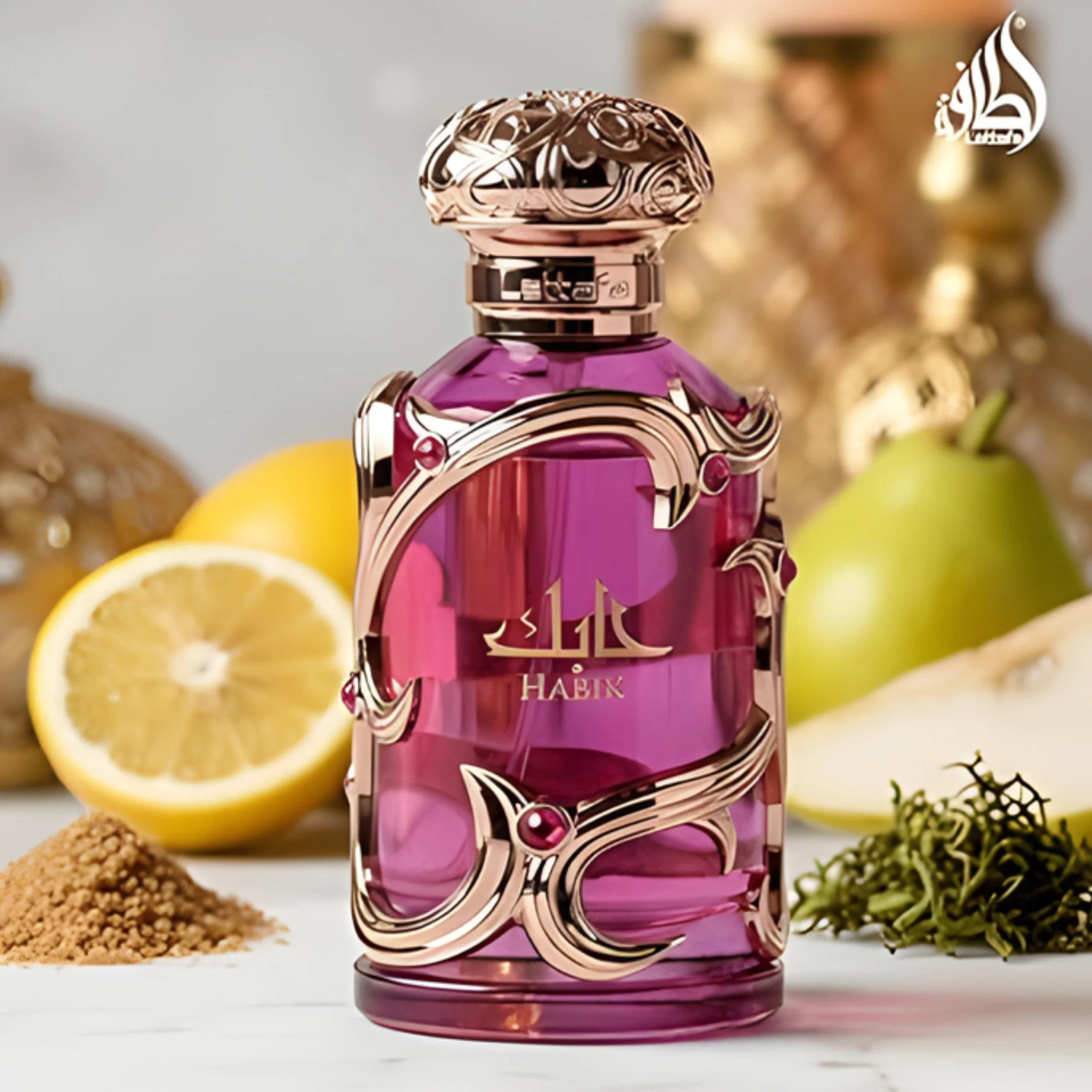 Lattafa Habik - Floreale, Fruity, Fresh, Musky - Eau de Parfum Spray Long-Lasting Fragrance for Women, 3.4 Ounce / 100 ml