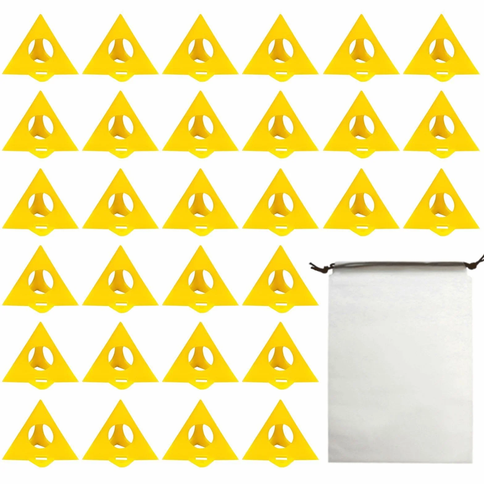 Supporti Per Vernice 30 Pezzi Custodia, Supporto Conico Plastica, Accessori Applicazione Vernice Fai-Da-Te