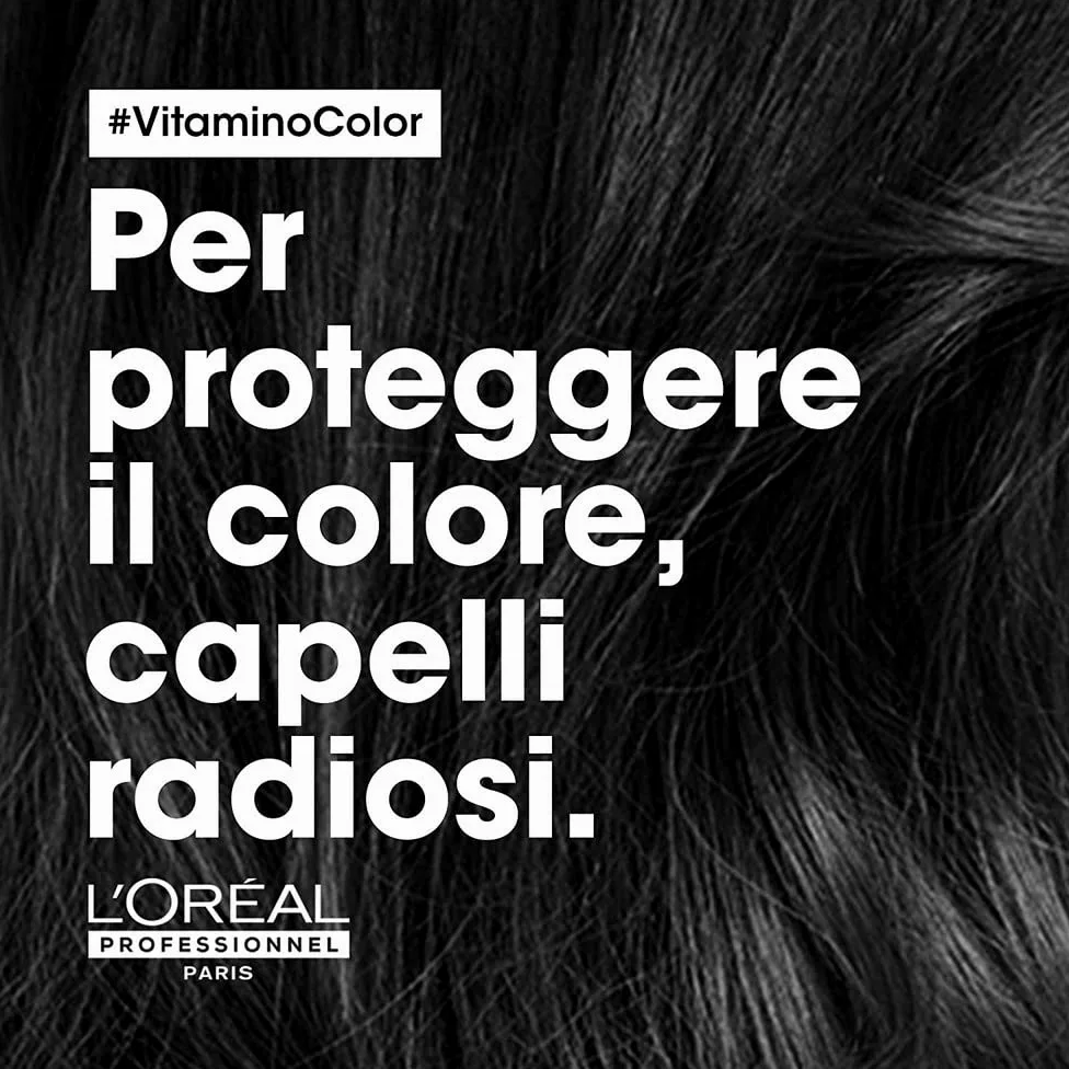 L'Oréal Professionnel Paris | KIT Shampoo Vitamino Color 300 ml + Maschera 250 ml | Routine Anti-Sbiadimento per Capelli Colorati