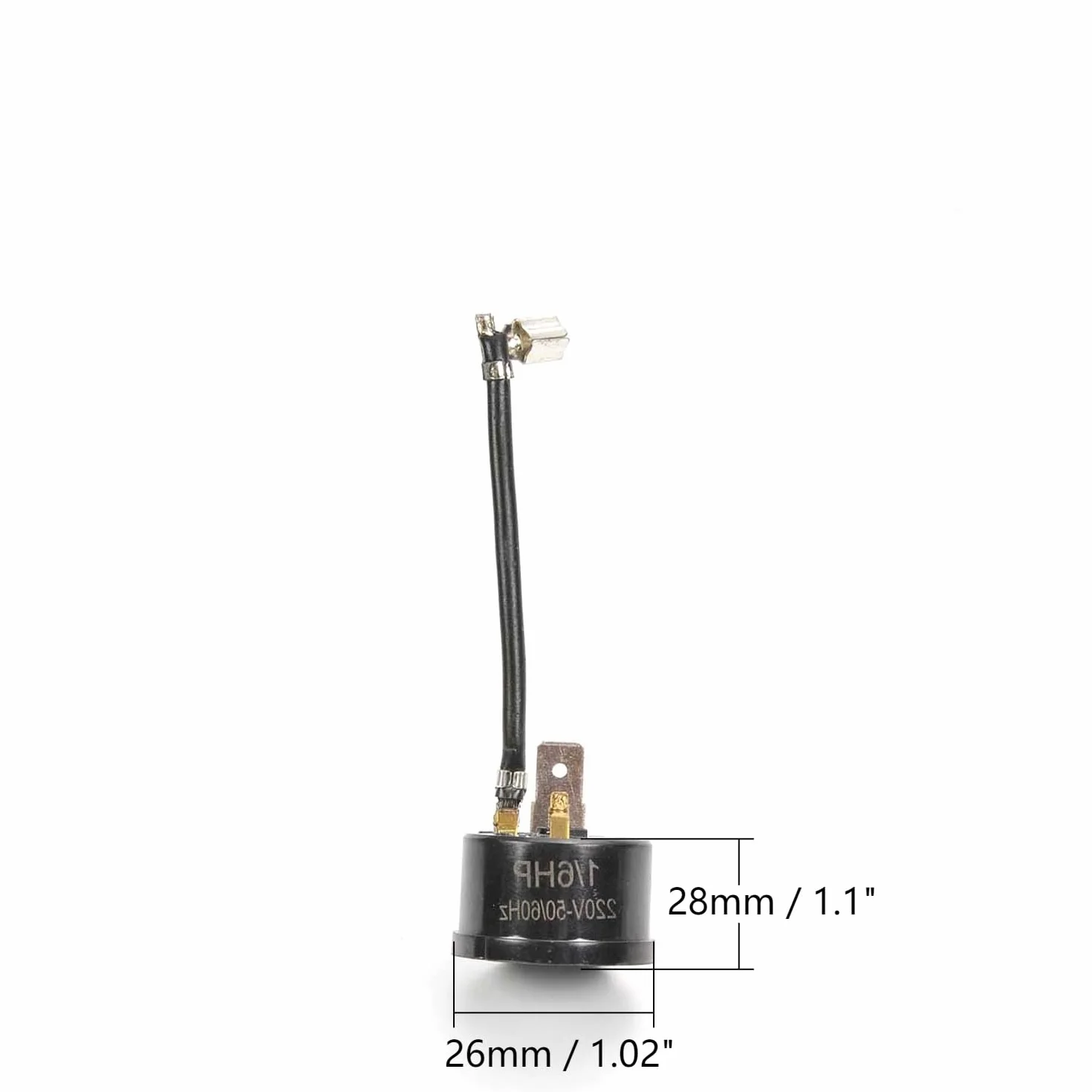 Frigorifero Termico Sovraccarico Protector 1/6 HP 125W Compressore Ricambio Aria Condizionata