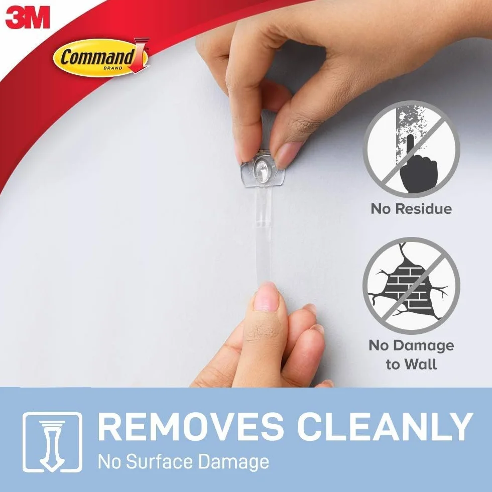 3M Command Molette Decorative con Strisce Chiare