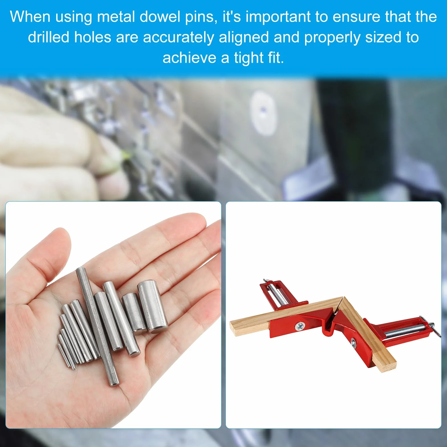 PATIKIL 50pz Tasselli in 304 Acciaio Inox 3 x 10mm, Spina Centraggio Perni Metallo Cilindrica per Mensole