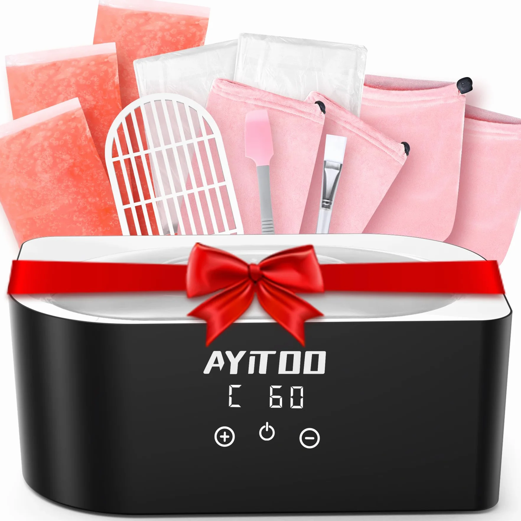 4L LED Bagno di Paraffina per Mani e Piedi con Accessori 1350g Cera, Bagno di Cera Elettrica con Cera di Paraffina con Tempo di prenotazione,Bagno di Cera di Paraffina Mani 200W
