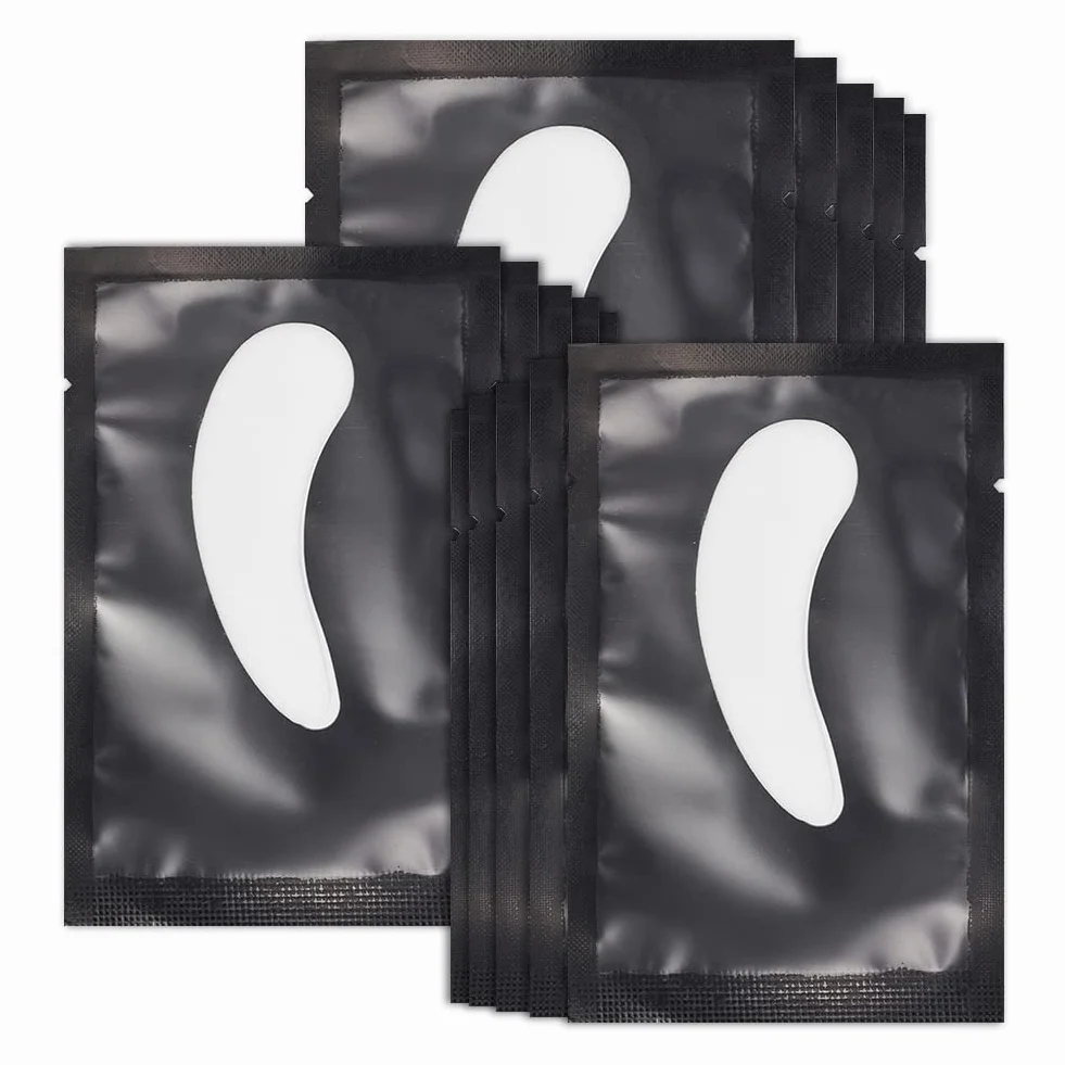50 paia Cerotti per Estensioni Ciglia Eyelash Pads Ciglia Pads Patch per Estensioni delle Ciglia Patch per Ciglia Eye Patches for Eyelash Extension(Willowleaves Black)