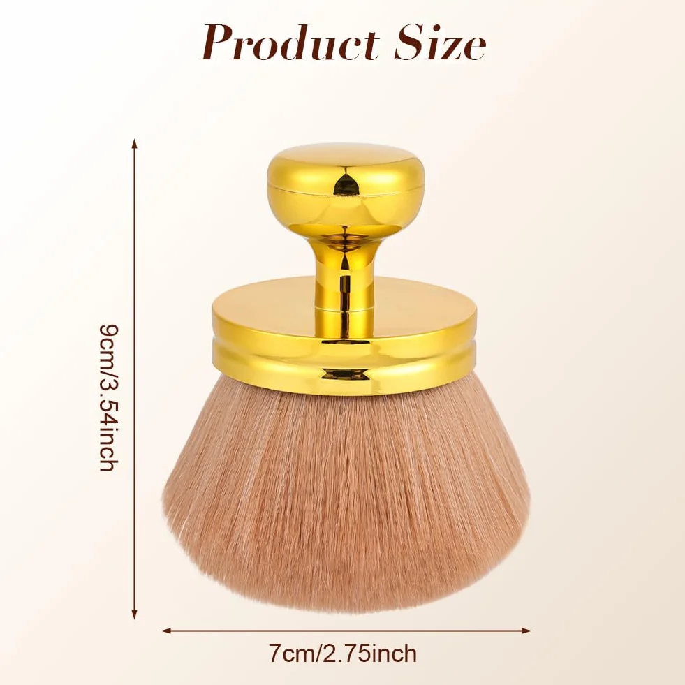 LOPHE Pennello Autoabbronzante Grande per Il Corpo, Kabuki Ovale, Spazzola per Trucco per Il Corpo, Applicatore Portatile per Sfumare e Sfocare la Pelle per Gambe/Braccia