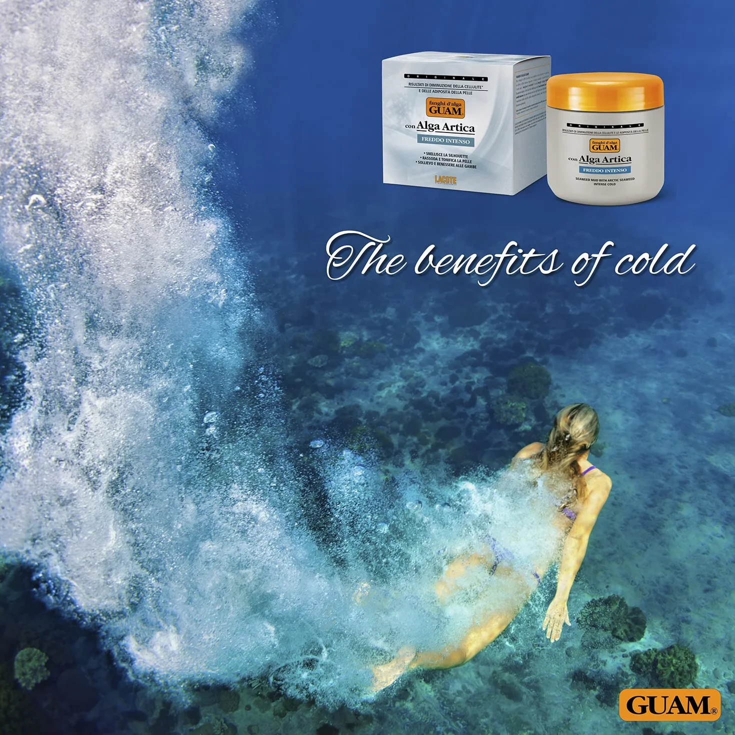 Guam D'Alga Freddo Intenso con Alga Artica, Fango, 500 G