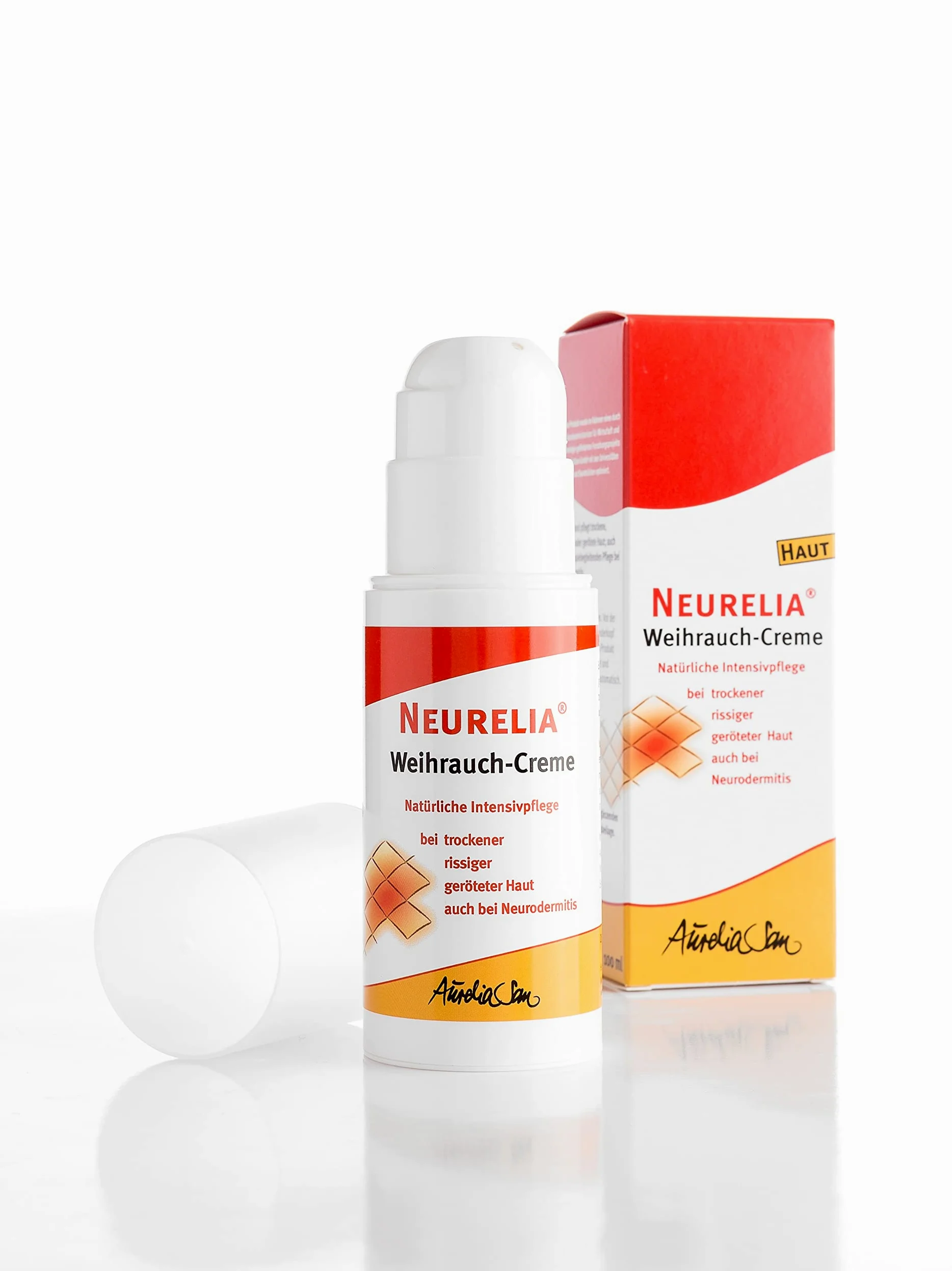Crema all'incenso Neurelia, 100 ml, per la cura intensiva quotidiana in caso di pelle secca, screpolata o arrossata, anche accompagnata da neurodermite