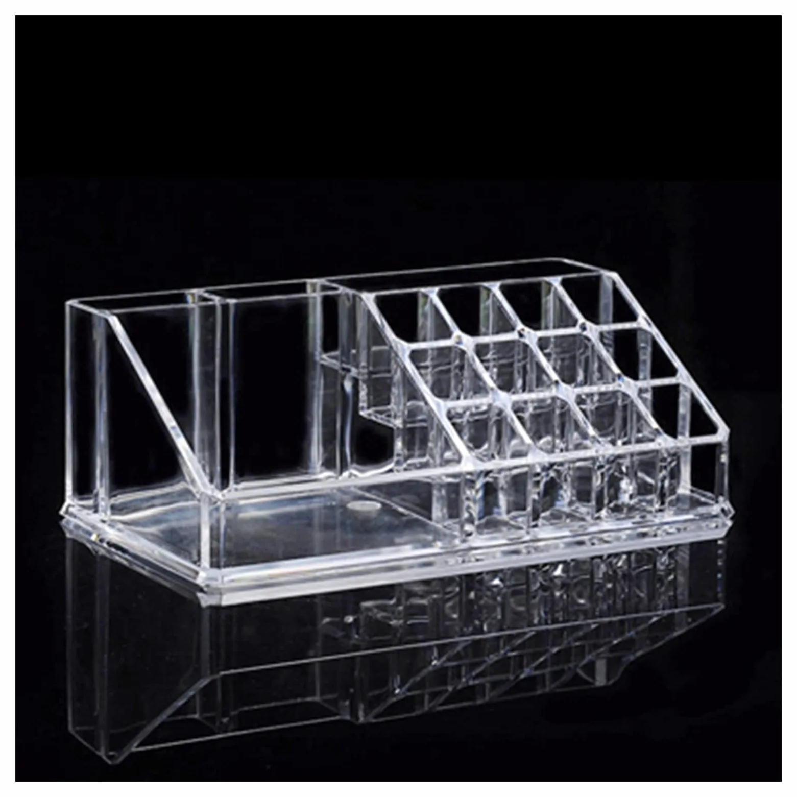 Organizzatore per Il Trucco Nuovo Organizer per Il Trucco in Acrilico Trasparente Scatola portaoggetti per Cosmetici da Tavolo Porta Rossetto per Smalto per Unghie Organizzatore per Strumenti per Il