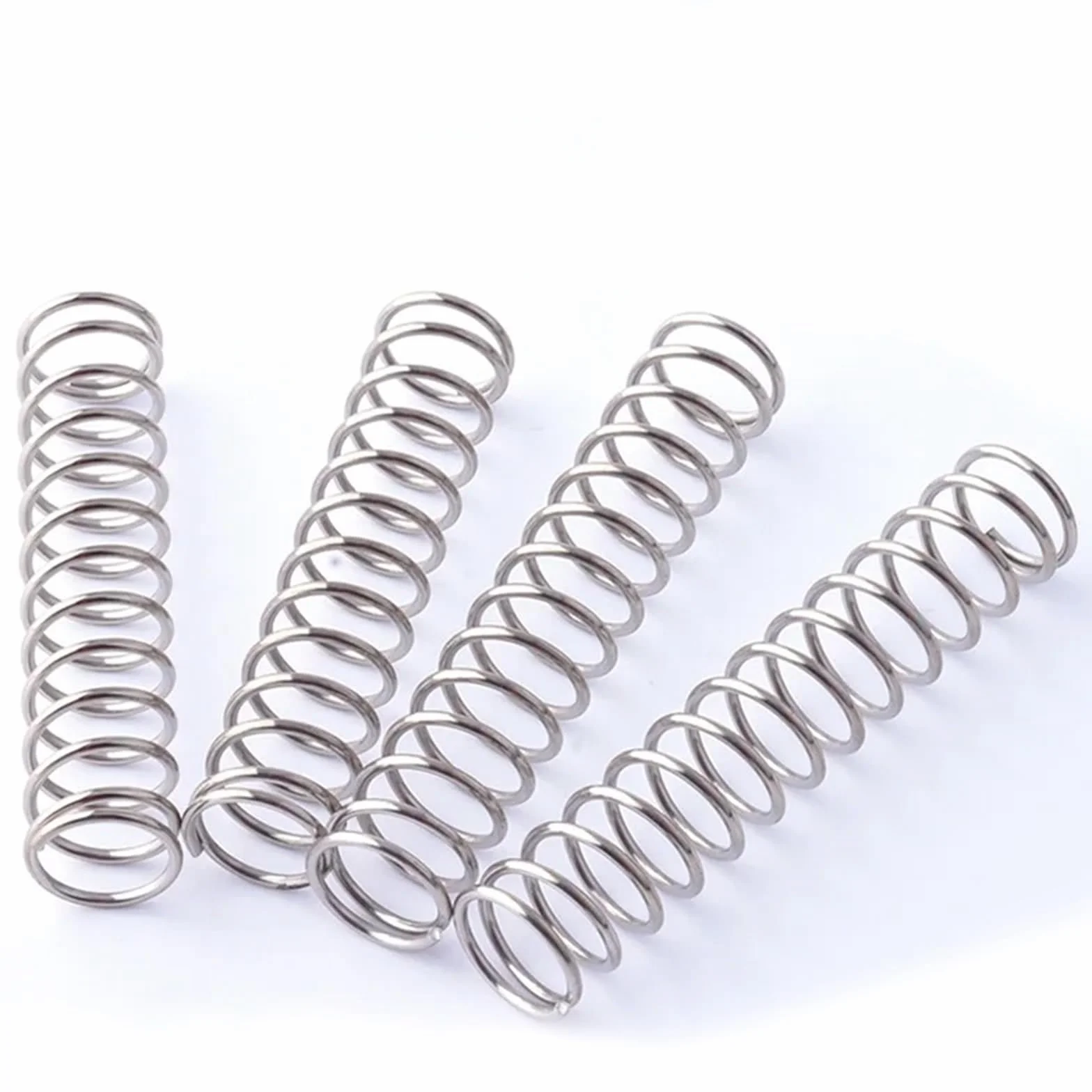 Molla Compressione Acciaio inossidabile 7mm OD 0.7mm Filo Diametro 25mm Lunghezza 10 Pezzi