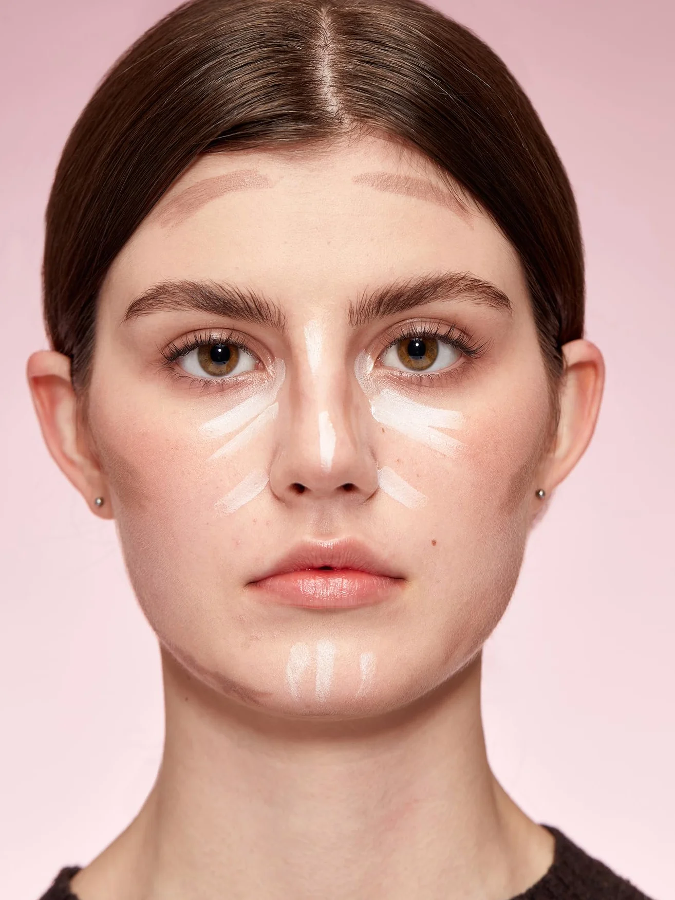 SHEGLAM Fine Line - Penna 2 in 1 per contouring e illuminante del naso, impermeabile, a lunga durata, in crema, abbronzante e illuminante