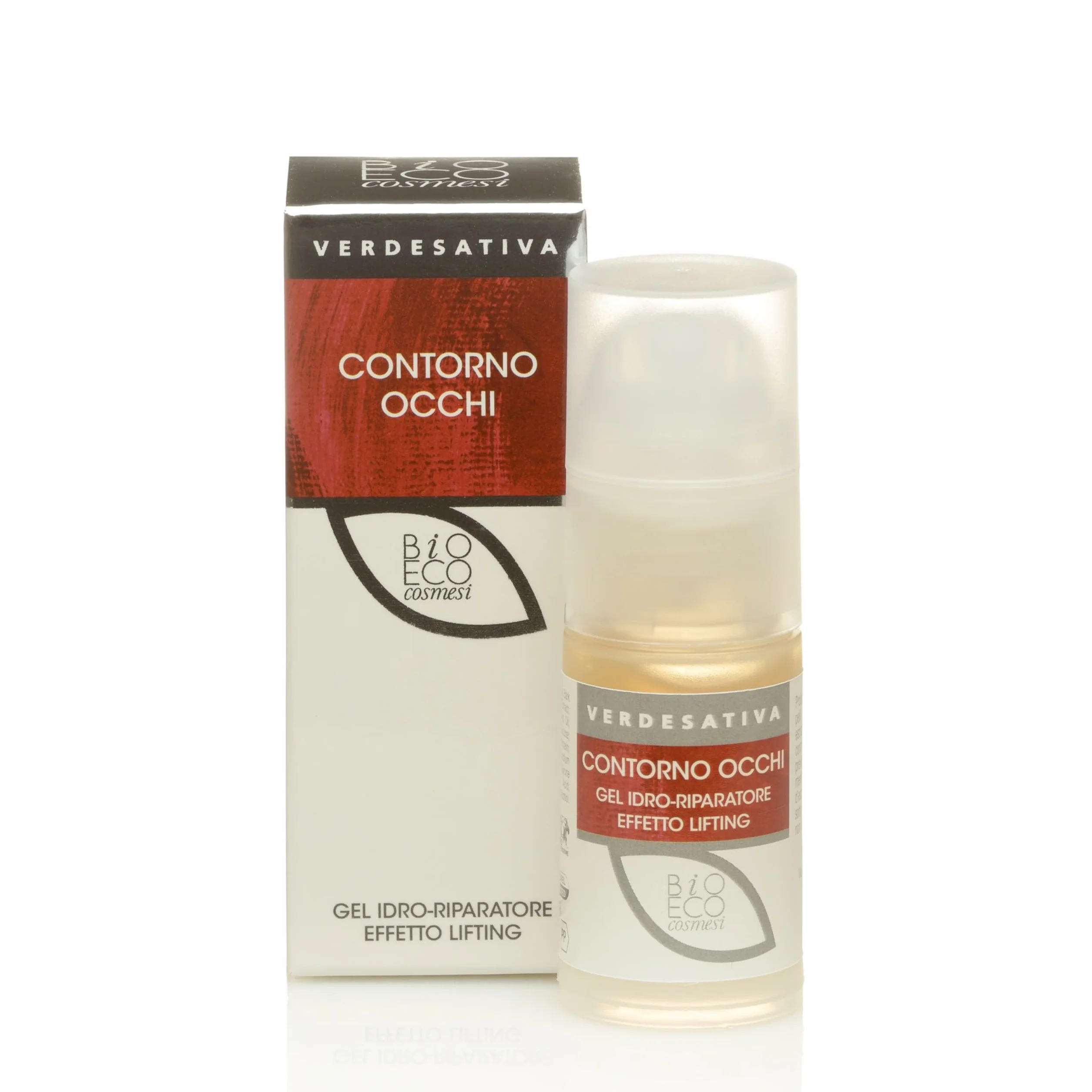 Gel Contorno Occhi Lifting - 15ml - Con Kigelia, Quillaia e Estratti Vegetali ad Azione Tensore - Riduce Borse e Rughe d’Espressione - Texture Leggera e Idratante - Made in Italy