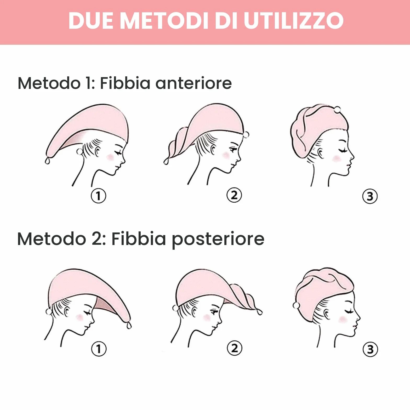 Good Nite Set da 3 Turbante Asciugacapelli in Microfibra con Bottone Asciugamano per Capelli Rapido e Morbido Ideale per Capelli Ricci Lisci