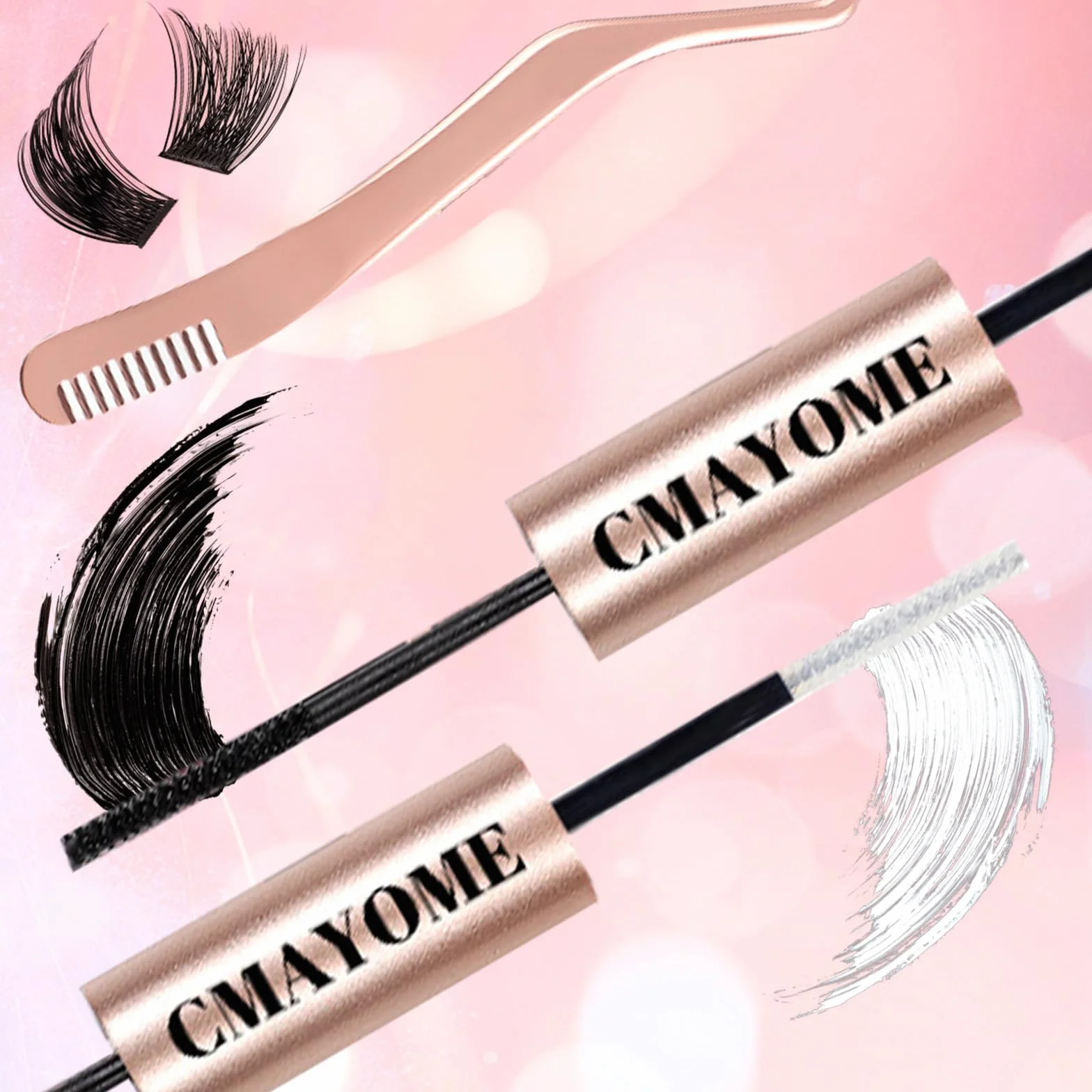VEGCOO Kit Ciglia Extension, Ciuffetti Ciglia Finte, C Curl 8-16mm Lash Clusters Individual Eyelashes Naturali per Ragazze e Donne