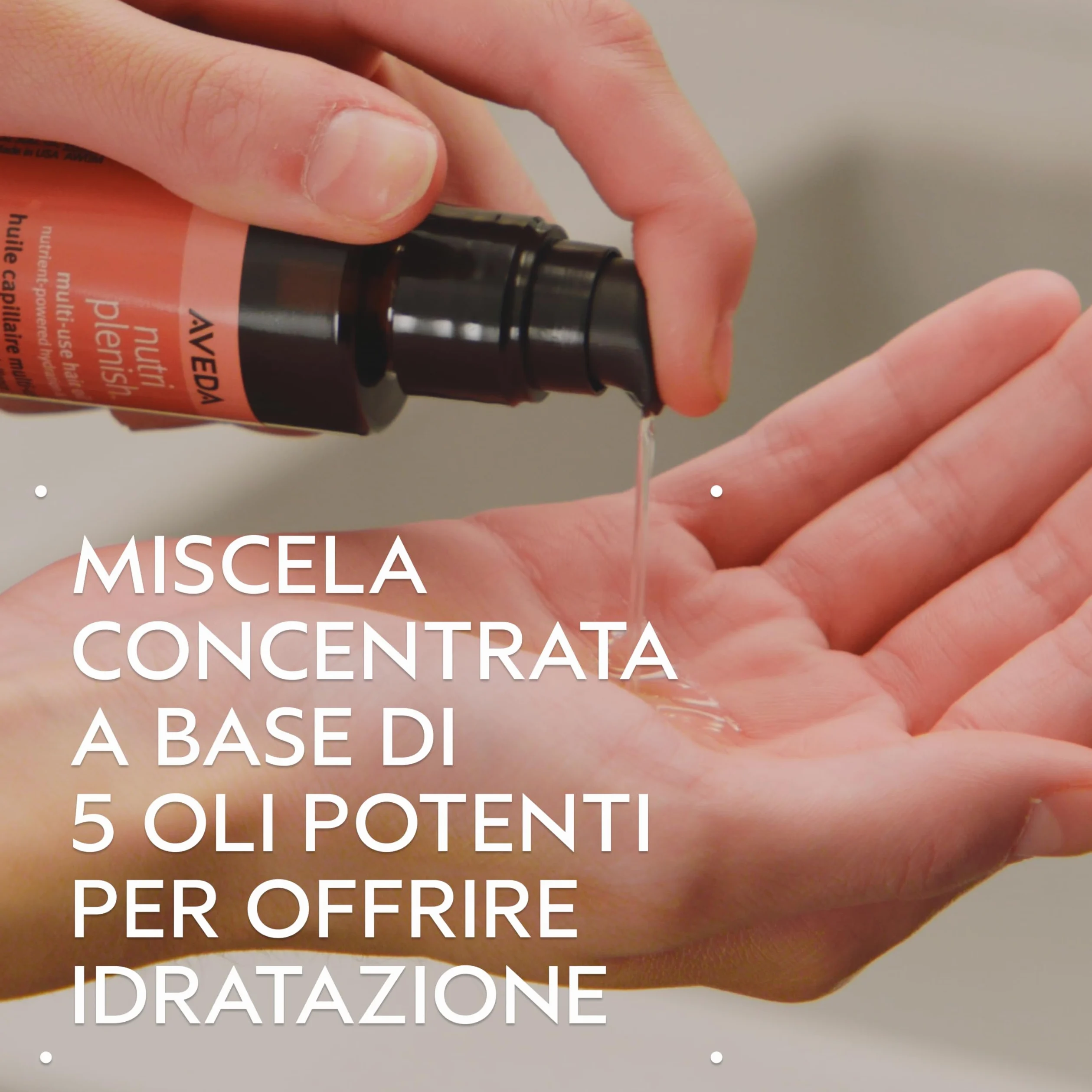 Aveda Nutriplenish Olio per capelli multiuso - Trattamento pre-shampoo anche notturno styling senza risciacquo - Olio idratante per capelli secchi e danneggiati