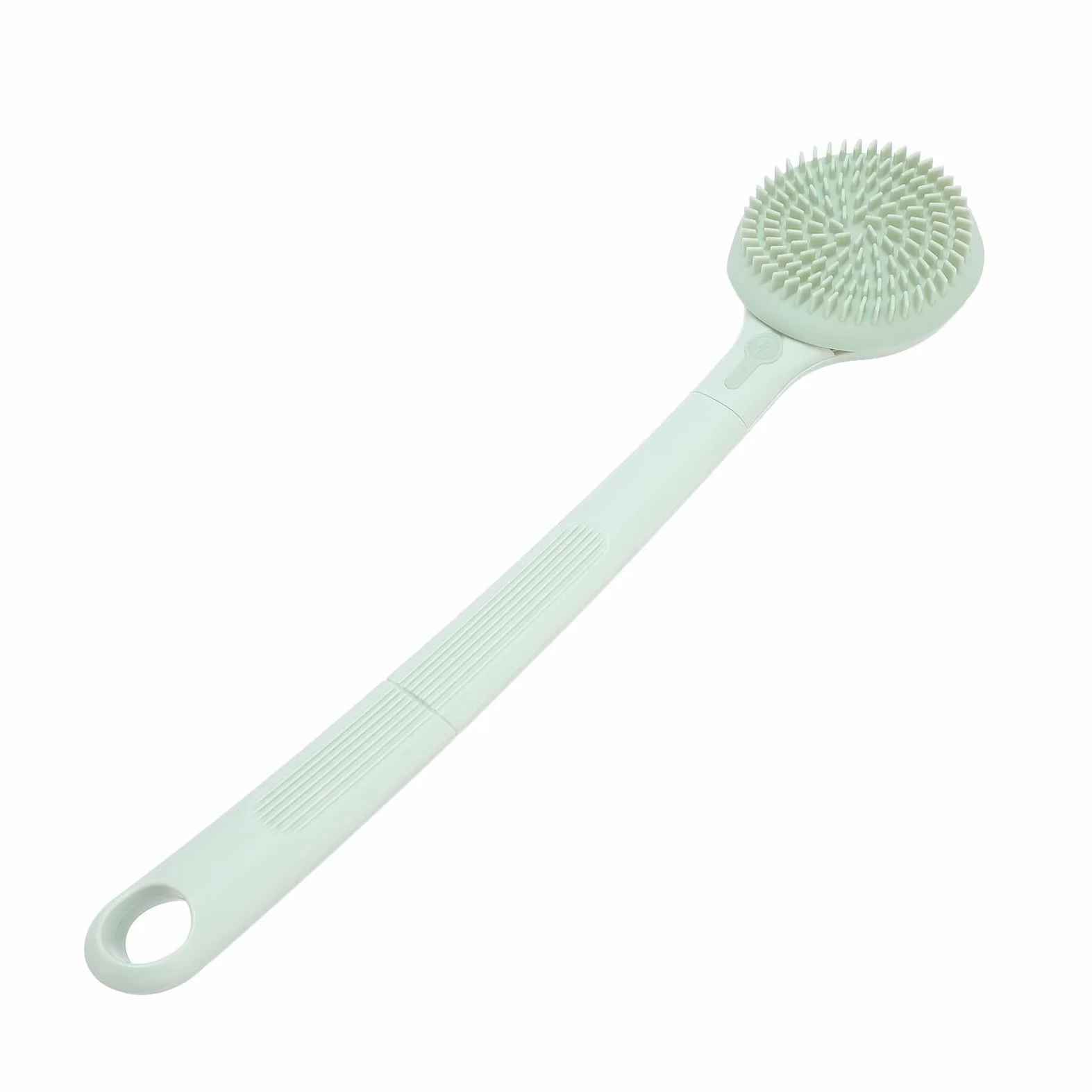 Jeffergarden Scrubber Elettrico per la Schiena, Spazzola per il Corpo in Silicone con 2 Testine e 4 modalità di velocità per la Pulizia e il Massaggio per la Routine del Bagno