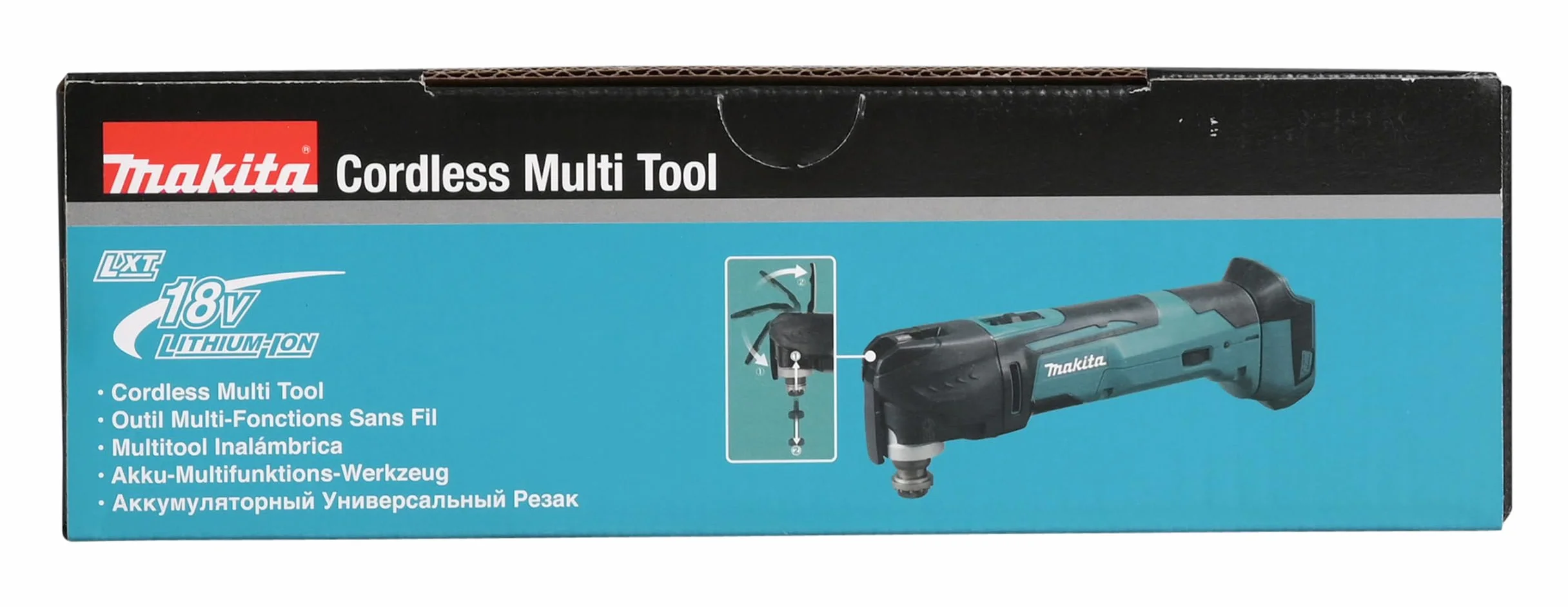 Makita DTM51Z Utensile multifunzione a batteria 18 V, blu
