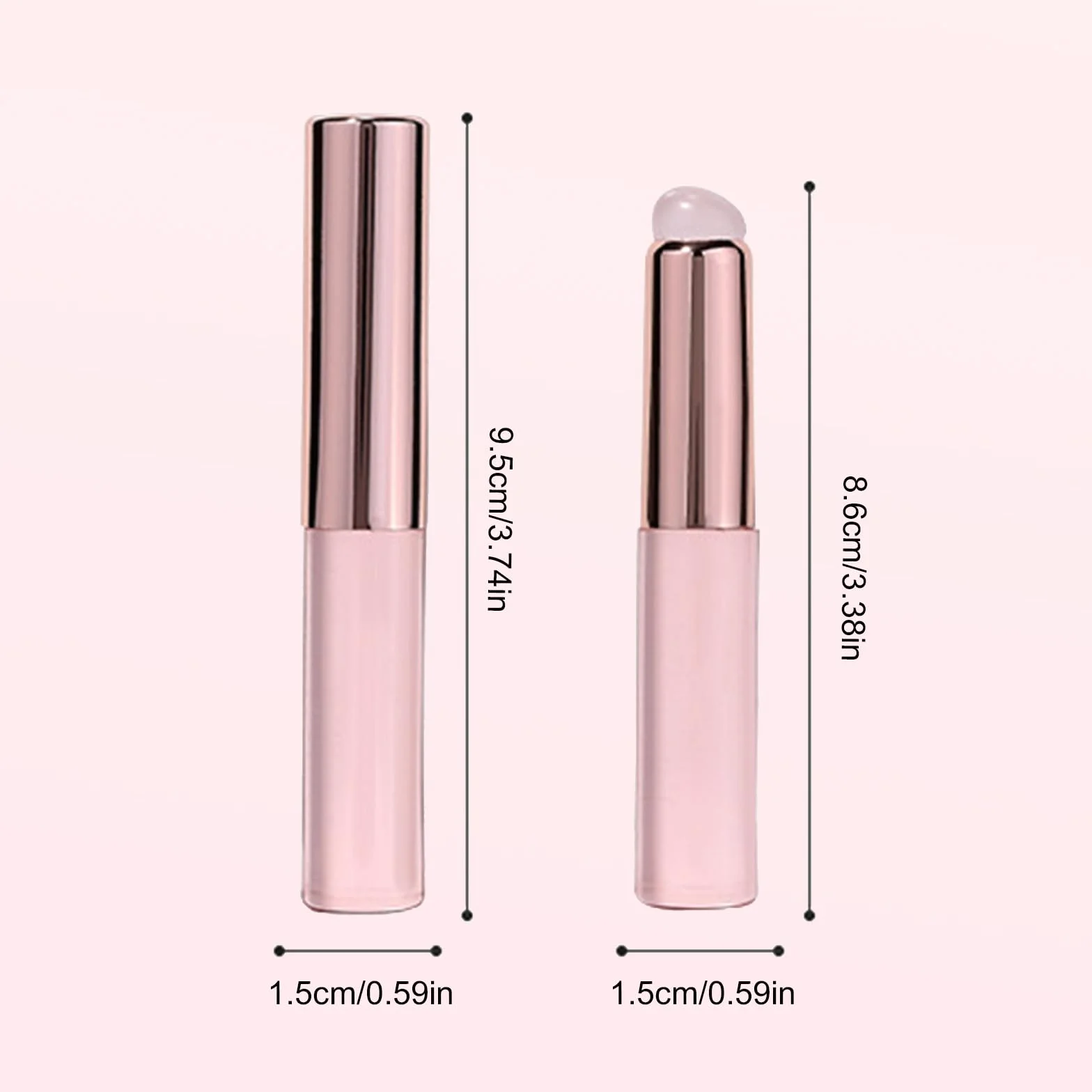 Rossetto Applicatore Silicone Lip Brush Make Up Brush Silicone Pennello Correttore Trucco Pennelli Testa Rotonda Lip Brush