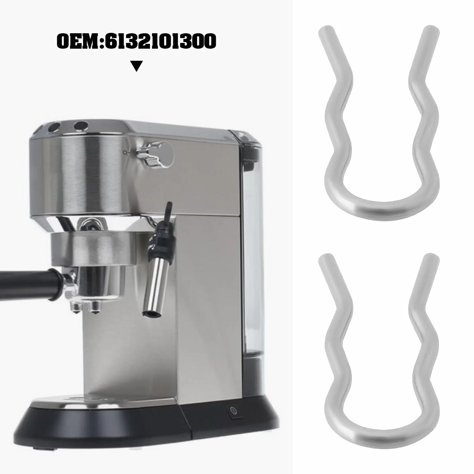 Clip A Molla Per Macchina Da Caffè Compatibile Con Delonghi EC140B ECA13000 ECA13200 ECA13400 ECA13500N ECA13500S 4 Pezzi
