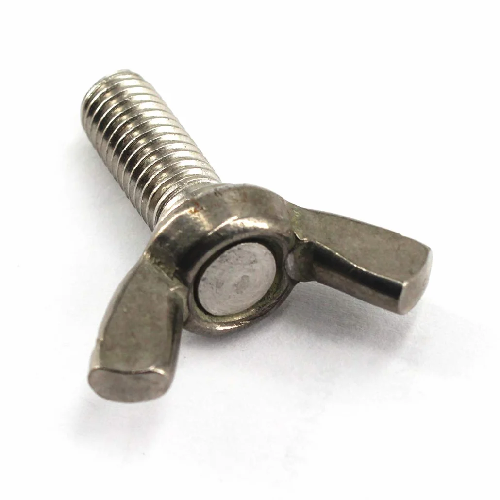 Bullone a farfalla M8 in acciaio inox 304 confezione da 10