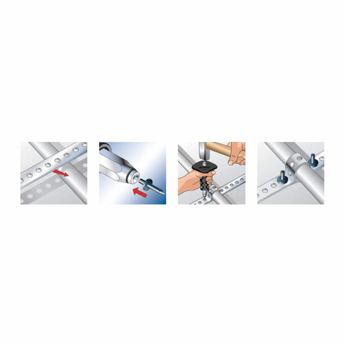 Fischer LBV 17 C Bandella Nastro Preforato Acciaio Zincato 10 Metri